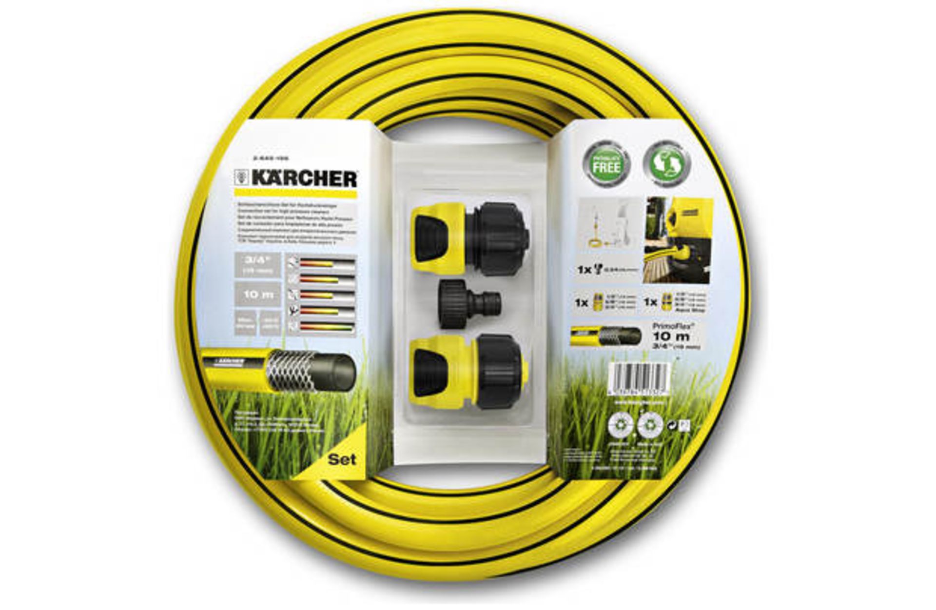 V Brand New Karcher 10m Hose Kit With Three Attachments