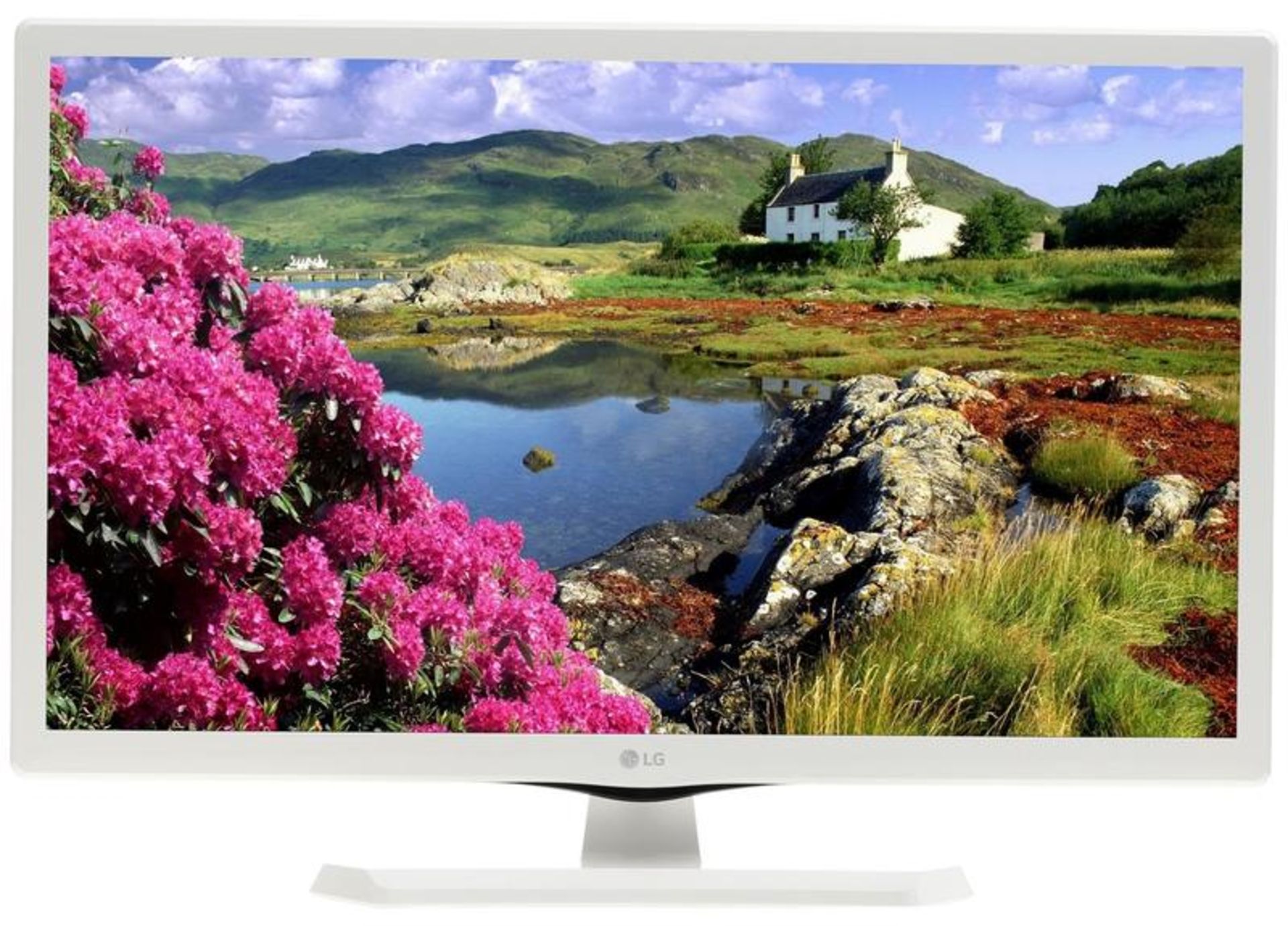 V Grade A LG 24 Inch HD READY LED TV WITH FREEVIEW - WHITE 24MT48VW-WZ