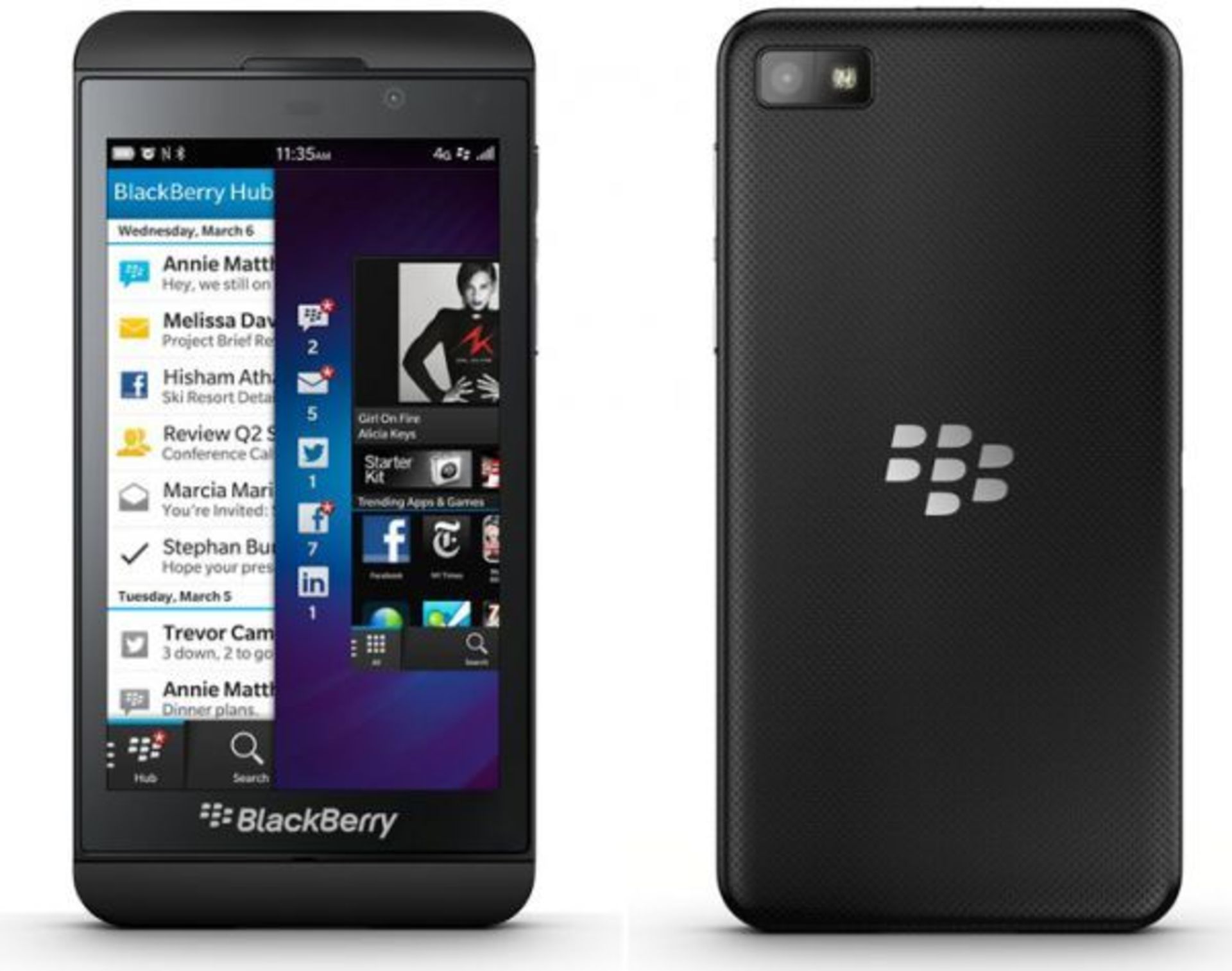 Grade A Blackberry Z10 Colours May Vary Item available approx 10 working days after sale