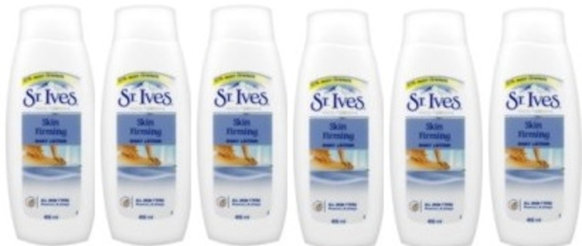 V Grade A A Lot Of Six 400ml Bottles St Ives Swiss Formula Rosemary & Ginko Firming Body Lotion
