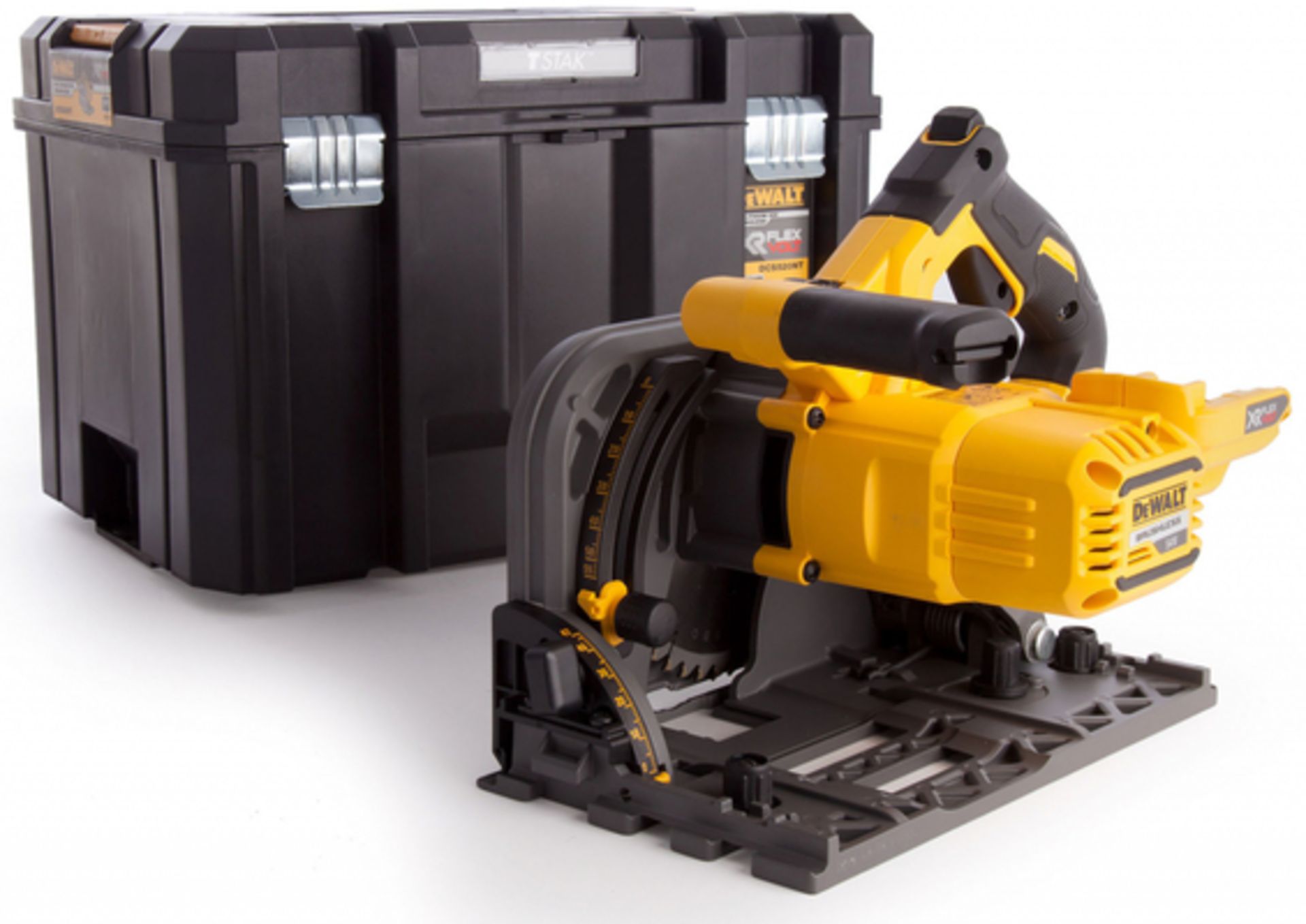 V Brand New DeWalt 18v Plunge Saw DCS520NT 54V XR Flex In Black Case ISP £437 (Amazon)