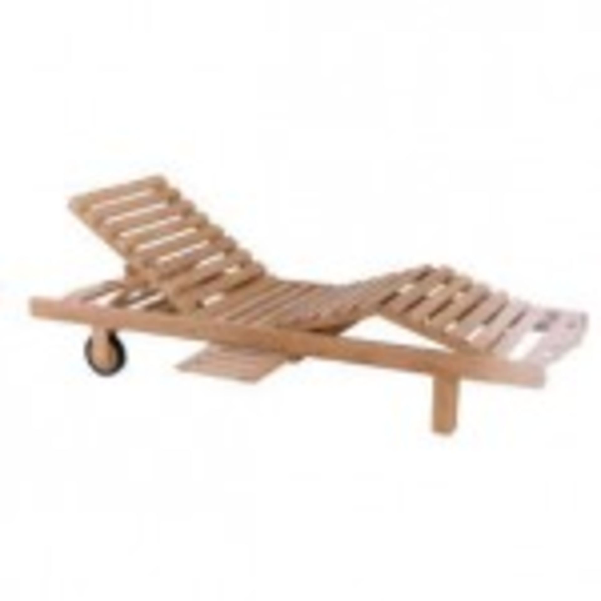 V Brand New Sunlounger (With Back Incline & Leg Lift + Sliding Drinks Tray) - 209 x 65 x 28 - RRP £