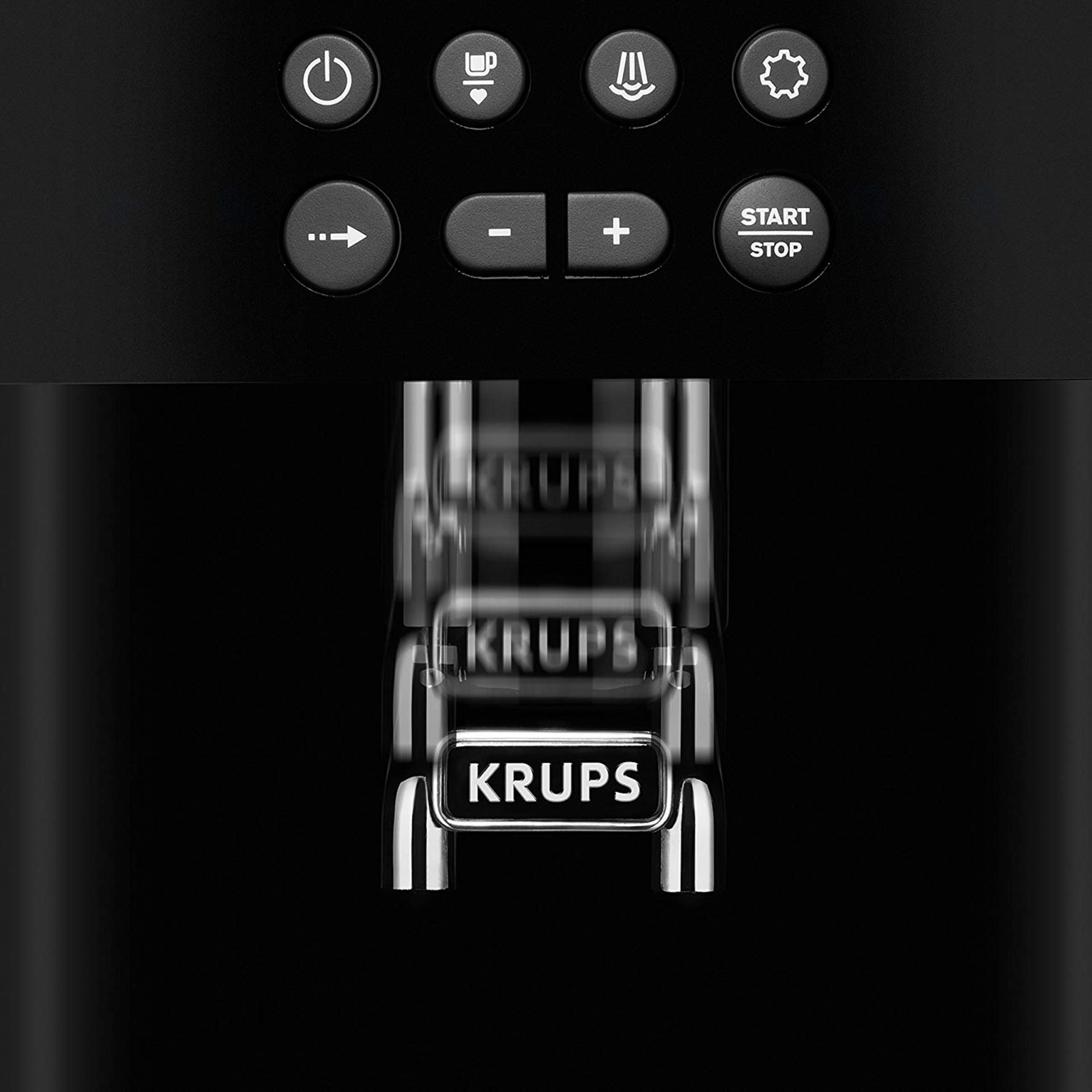 V Brand New Krups EA817040 Arabica Super Automatic Espresso Bean To Cup Coffee Machine Black - - Image 3 of 6