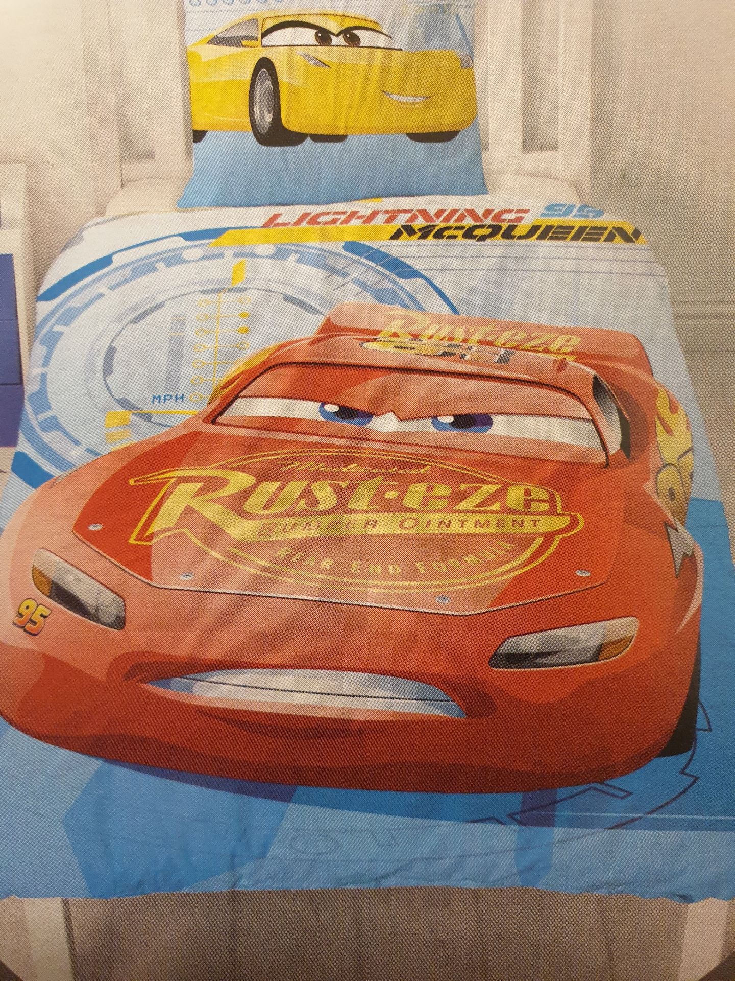 V Brand New Disney Pixar Cars 3 Single Bed Set