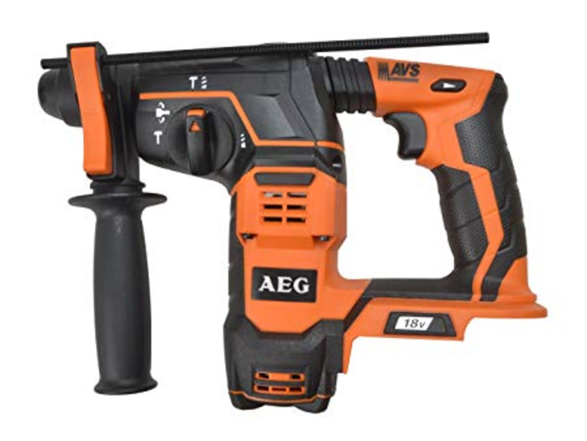 V Brand New AEG Hammer Drill BBH 18-0 18V Cordless SDS Plus Three Mode Rotary Hammer Drill-0-1400/