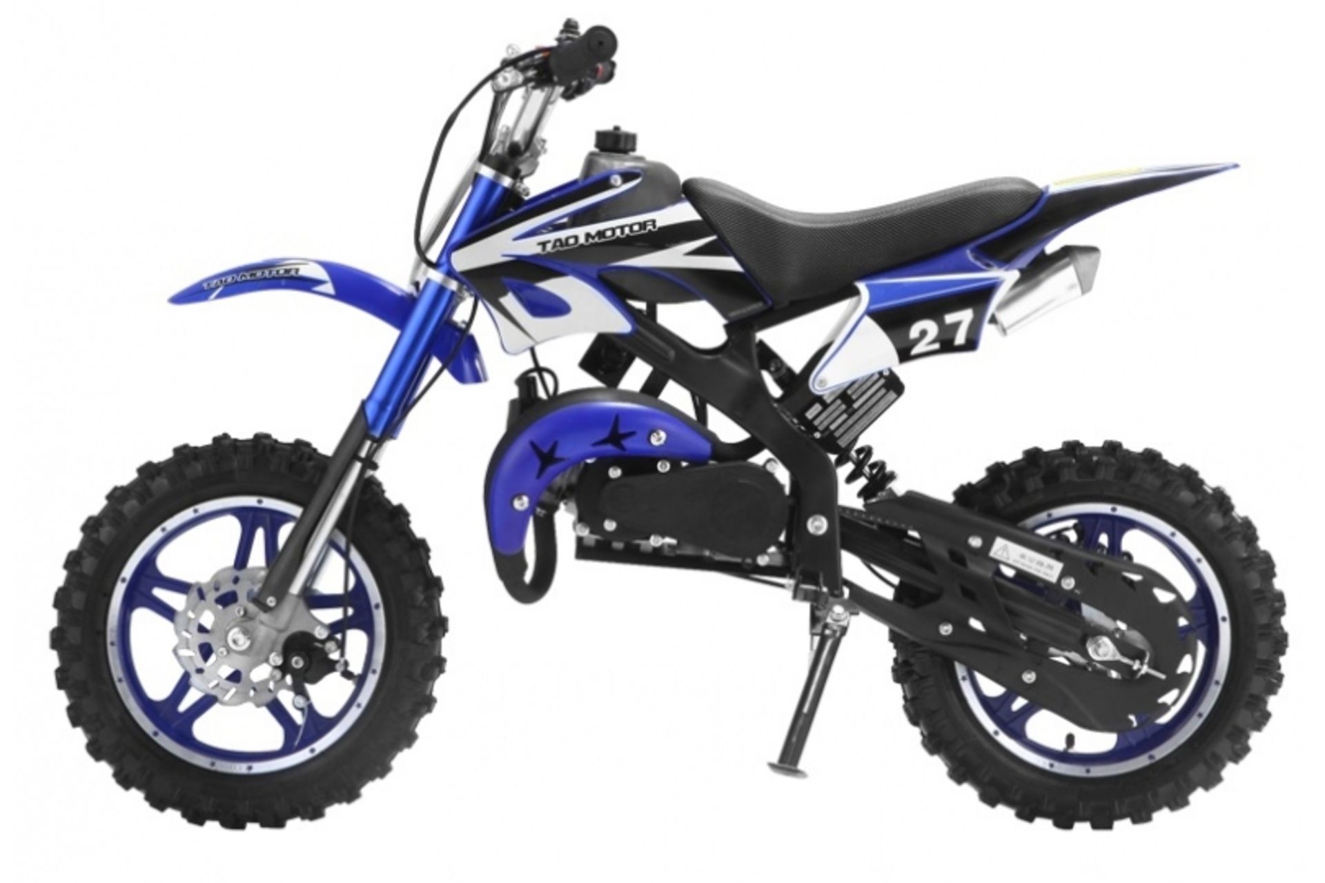 V Brand New 50cc Scrambler Blaster Mini Bike - Colour May Vary - Two Stroke - Single Cylinder