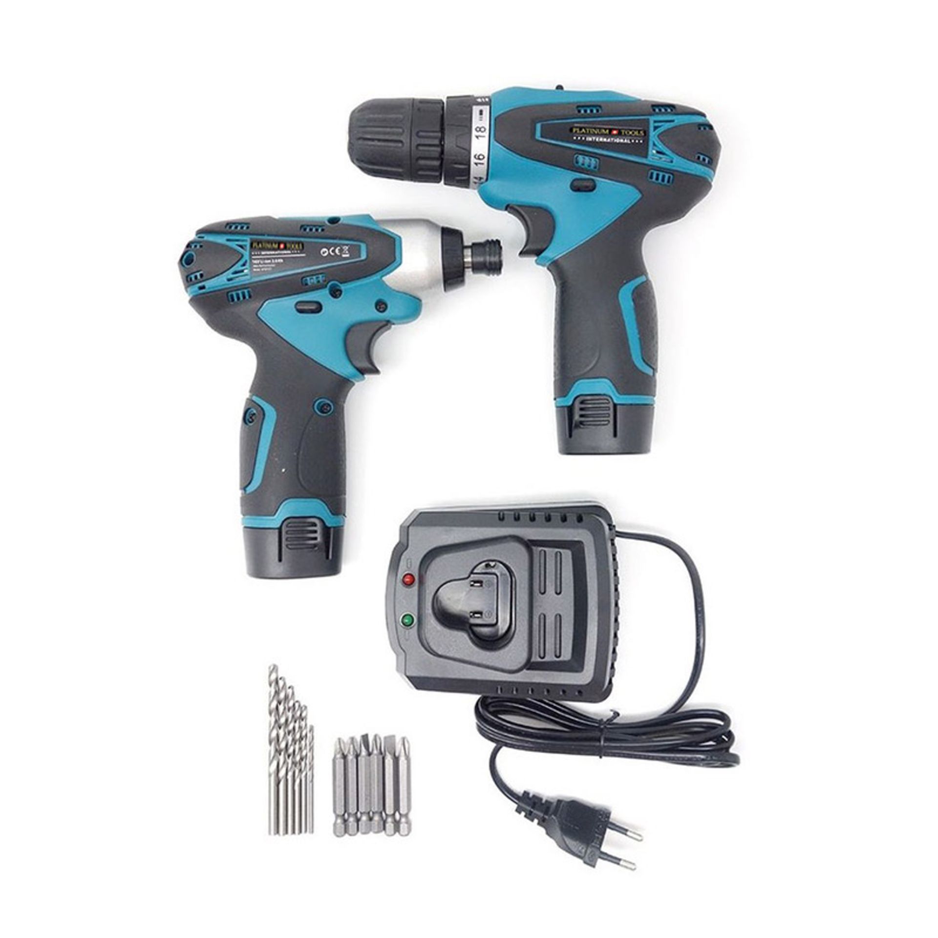 V Brand New 18V Cordless Combo Kit - CB1080ET - 18v Cordless Impact Wrench & Cordless Screwdriver (