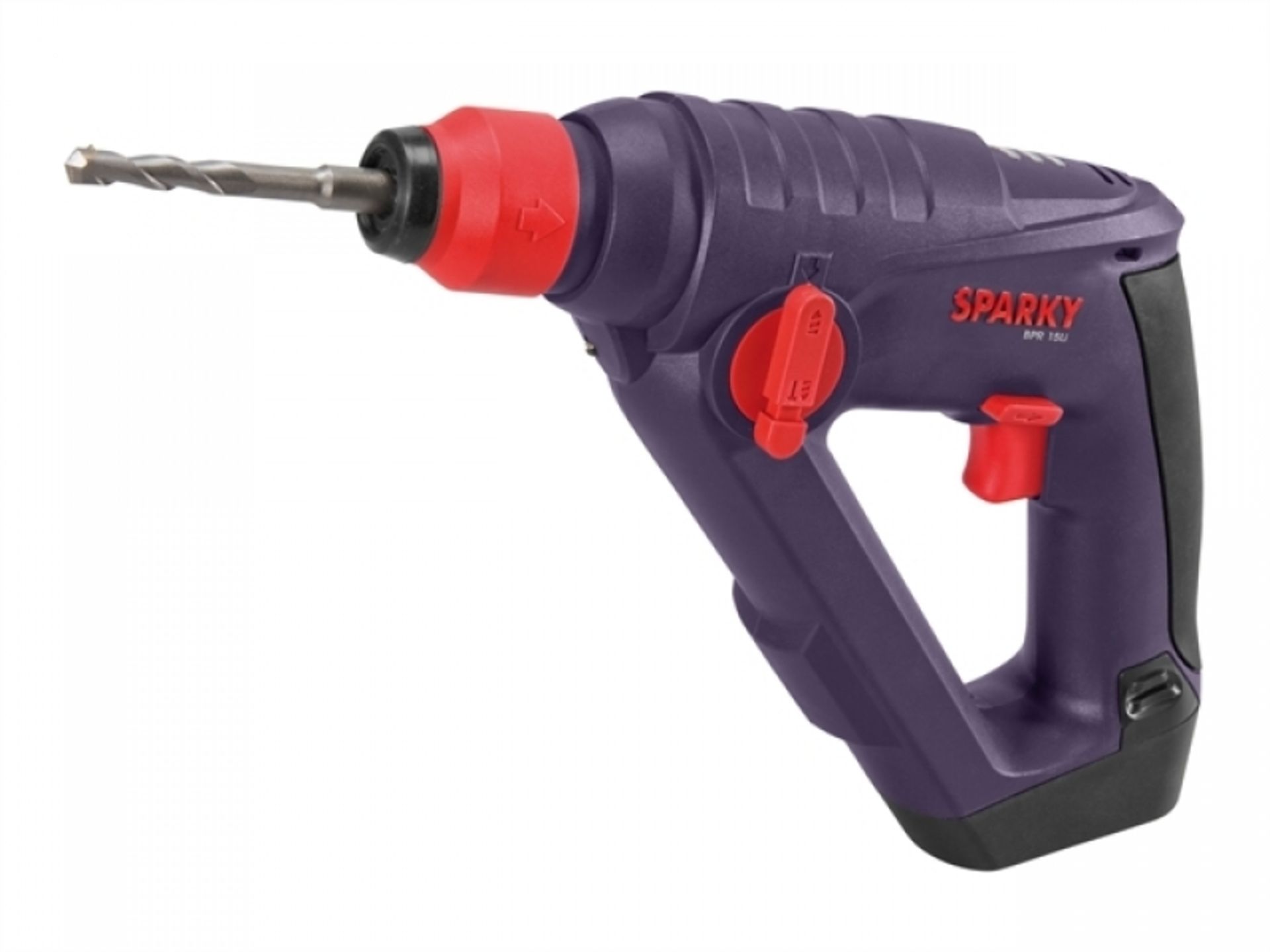 V Brand New Sparky BPR15Li Professional Cordless SDS Rotary Hammer Drill In Carry Case With Assorted