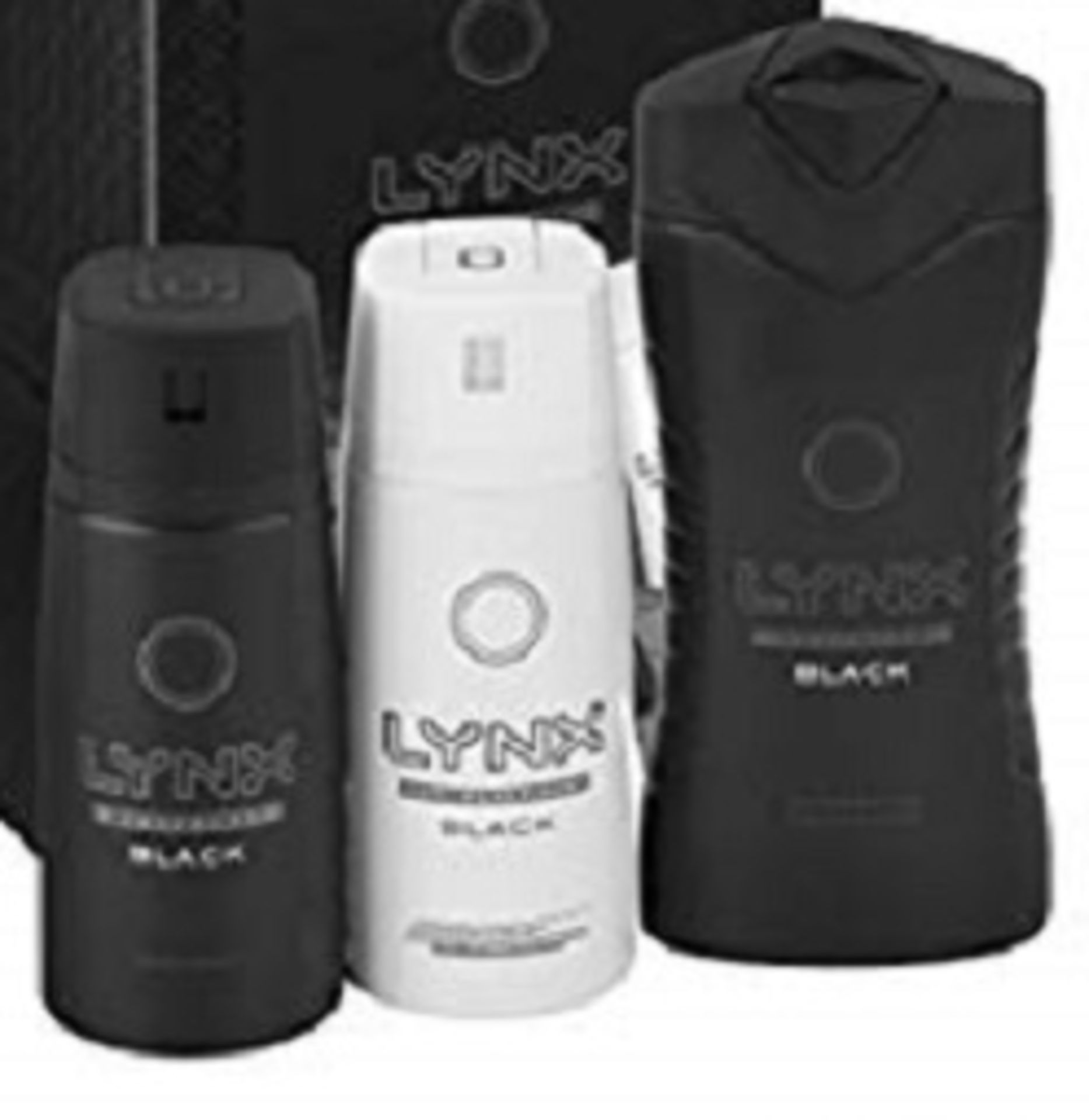 V Grade A Lynx Black Three Piece Gift Set Including 150ml Anti-Perspirant-250ml Body Wash & 150ml