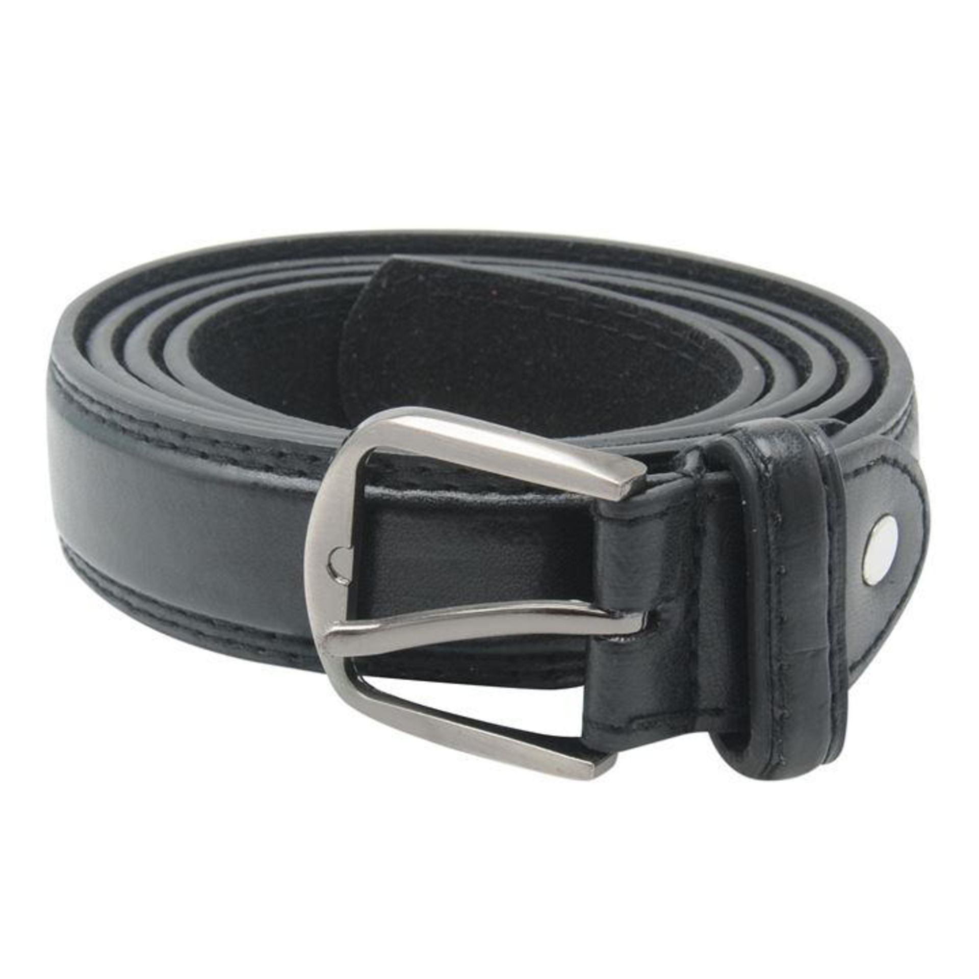 V Brand New Thomas Calvi Mens Leather Belt - Black - Asstd. Sizes and Styles