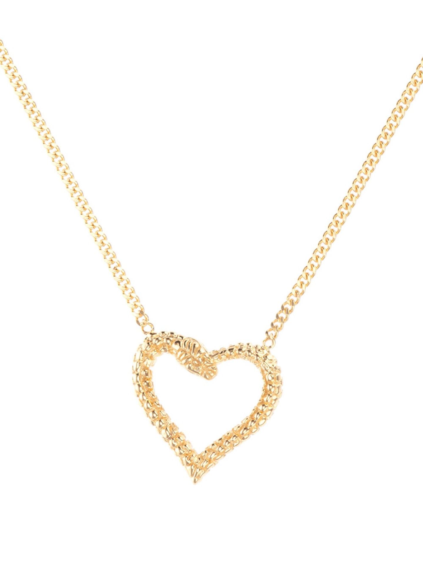 V Brand New Ladies Eternity Swarovski Heart Pendant On Chain
