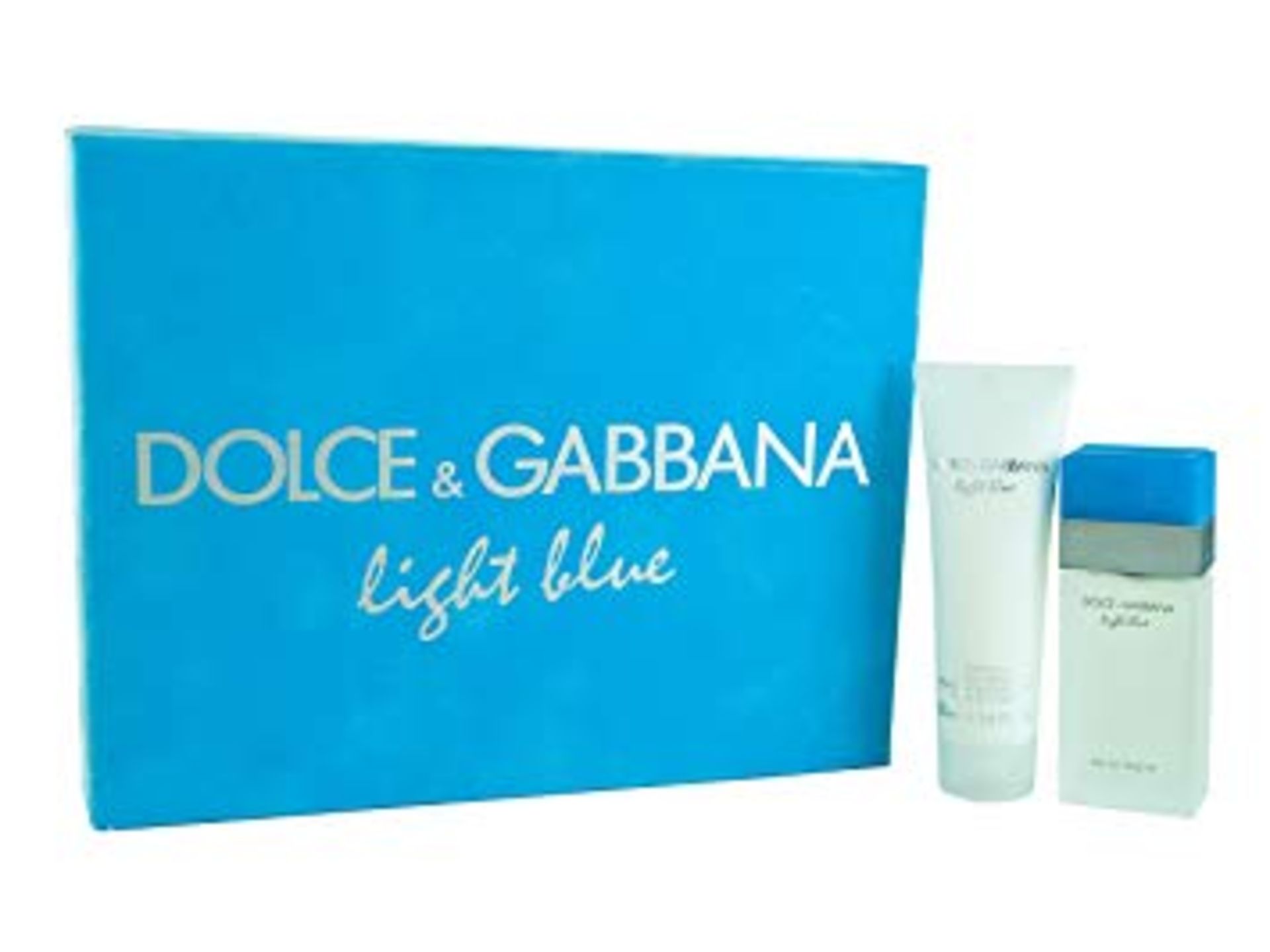 V Brand New Ladies Dolce & Gabbana Light Blue Gift Set - 25ml Eau De Toilette Spray & 50ml