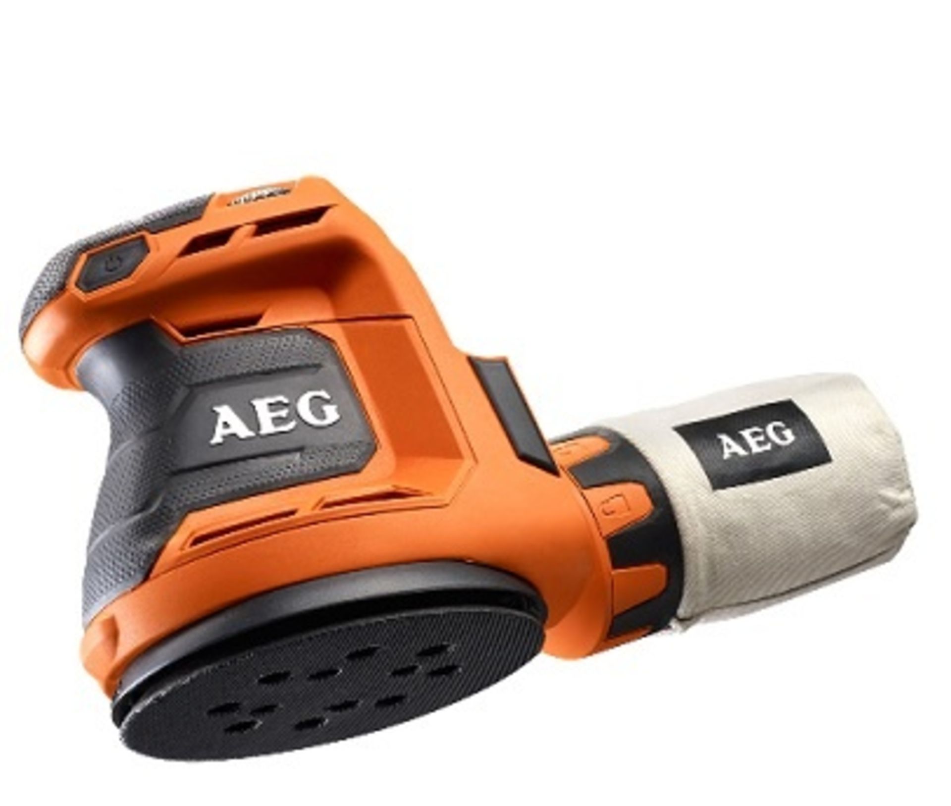 V Brand New AEG 18V BEX 18-125-0 125MM Random Orbital Sander ISP £109 (Homebase)