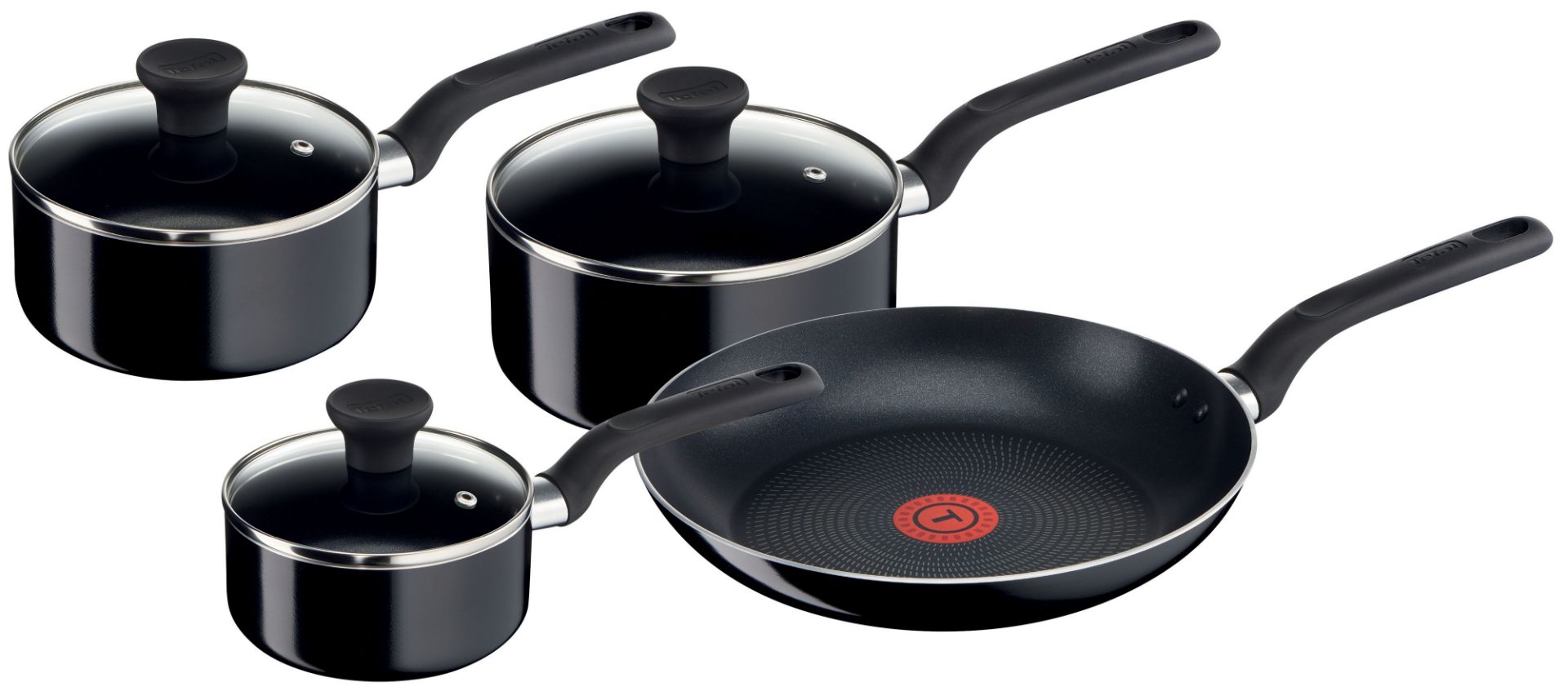 V Brand New Tefal Selective 4 Piece Non Stick SaucePan Set