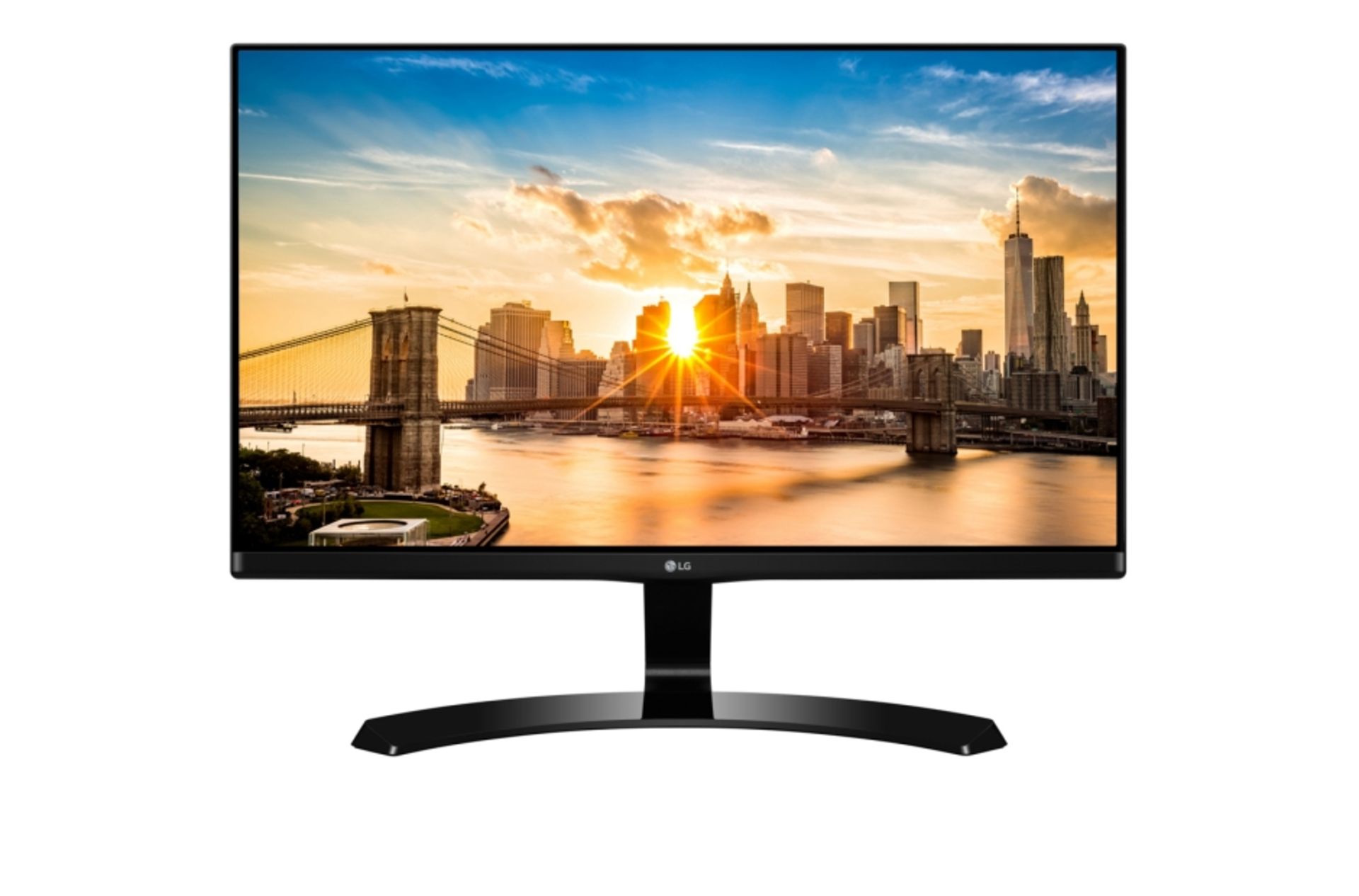 V Grade A LG 27 Inch FULL HD IPS LED MONITOR - D-SUB, HDMI - BORDERLESS DESIGN 27MP68VQ-P