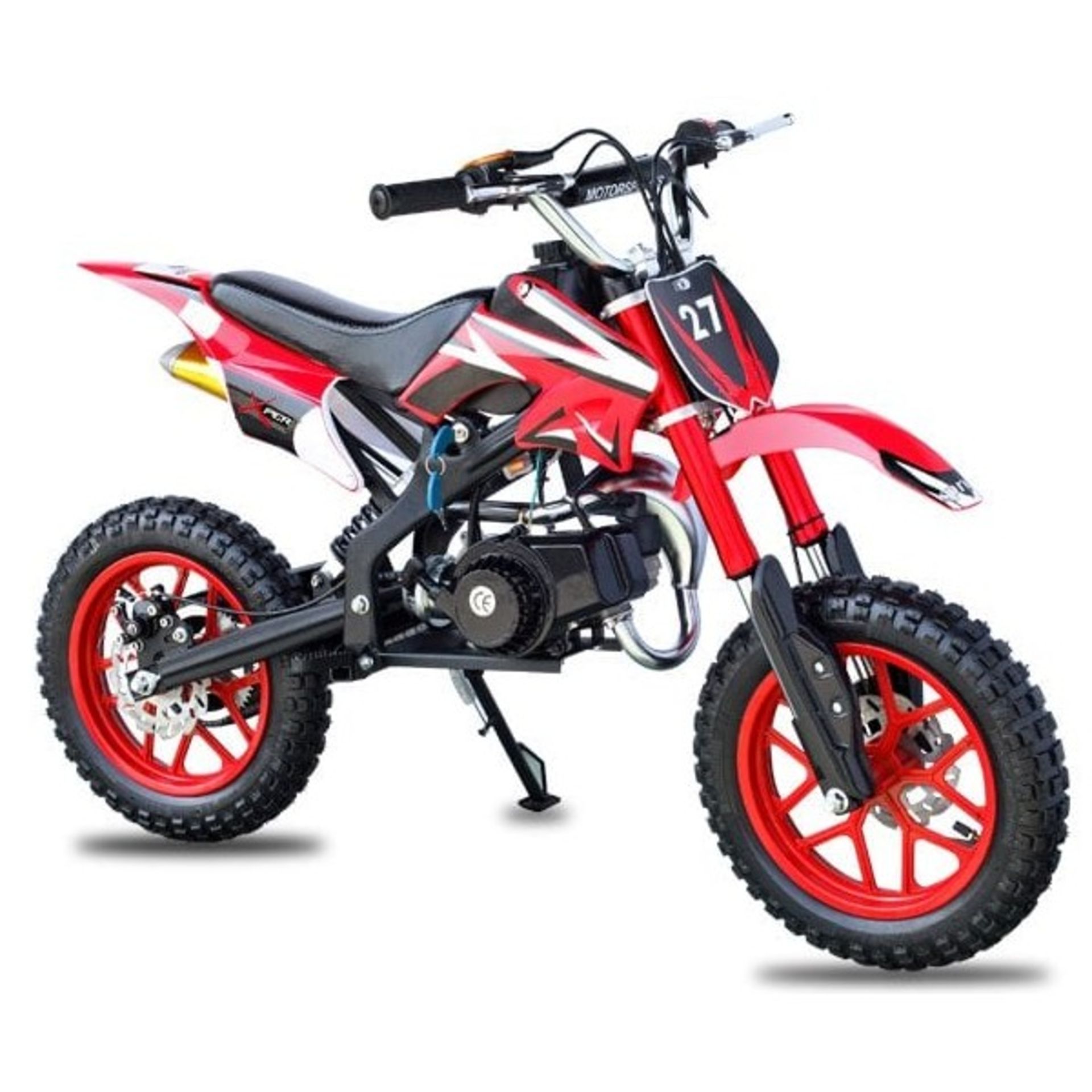 V Brand New 50cc Delta Mini Bike - Colour May Vary - Two Stroke - Single Cylinder - Image 2 of 8