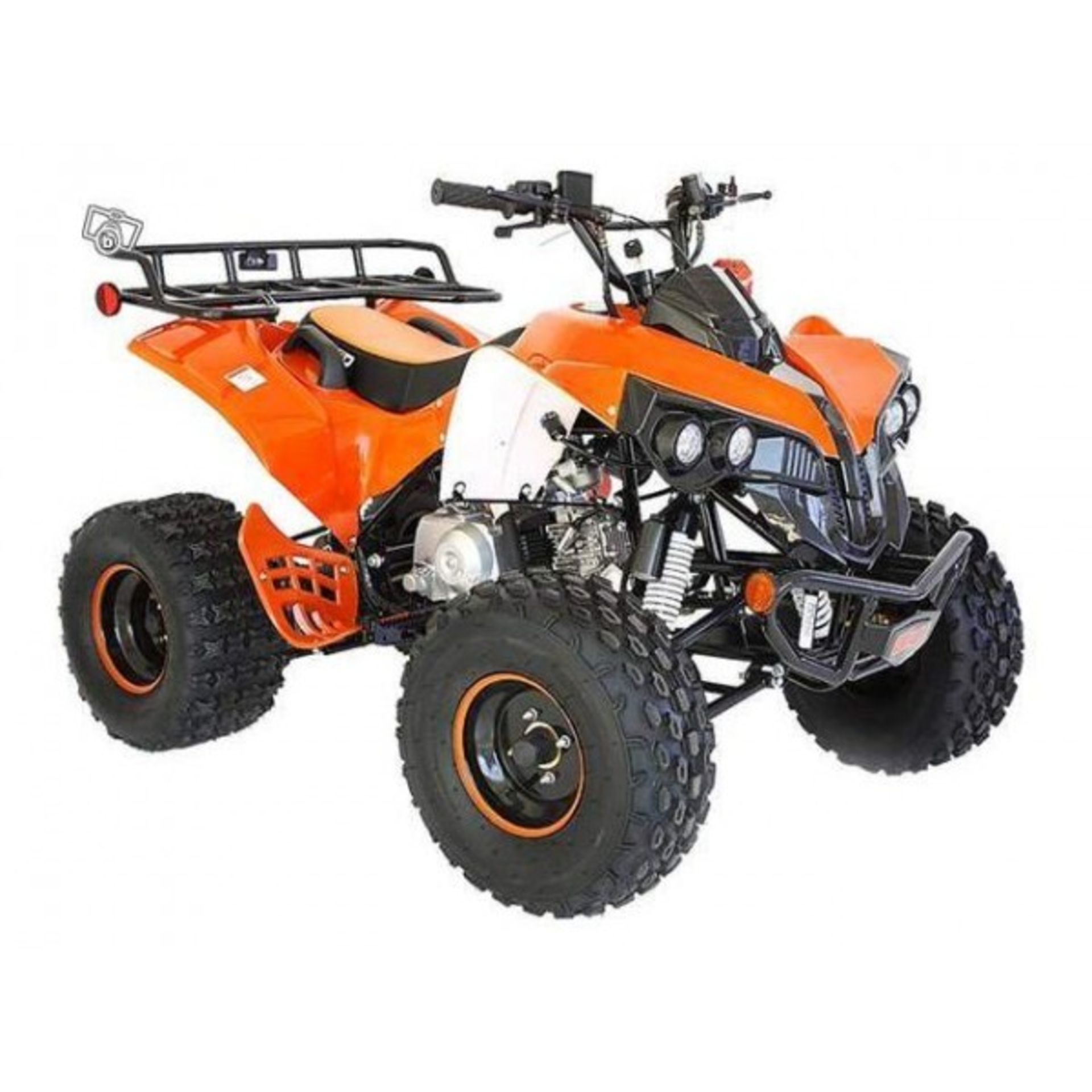 V Brand New 110cc Boulder Petrol Quad Bike - Rear Frame - Electric Start - 4 Stroke Automatic - - Image 2 of 2