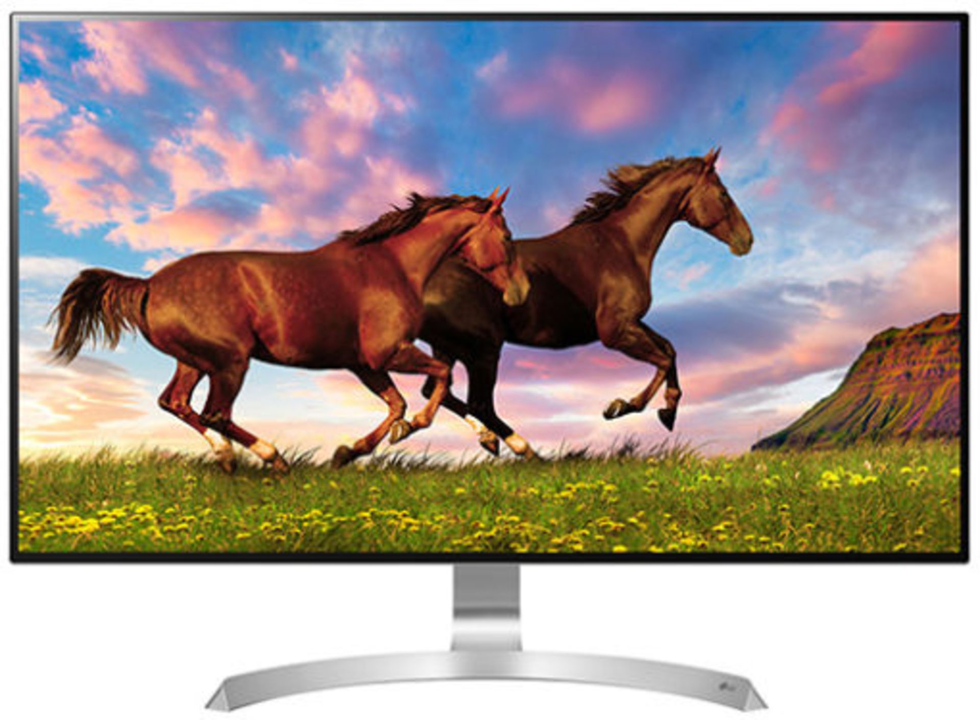 V Grade A LG 32 Inch HDR 10 4K ULTRA HD IPS LED MONITOR - 3840 X 2160P - HDMI X 2, DISPLAY PORT, USB