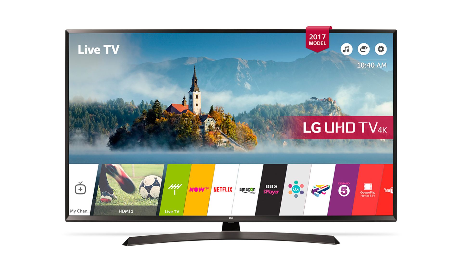 V Grade A LG 55 Inch ACTIVE HDR 4K SUPER ULTRA HD LED SMART TV WITH FREEVIEW HD & WEBOS 3.5 & WIFI -