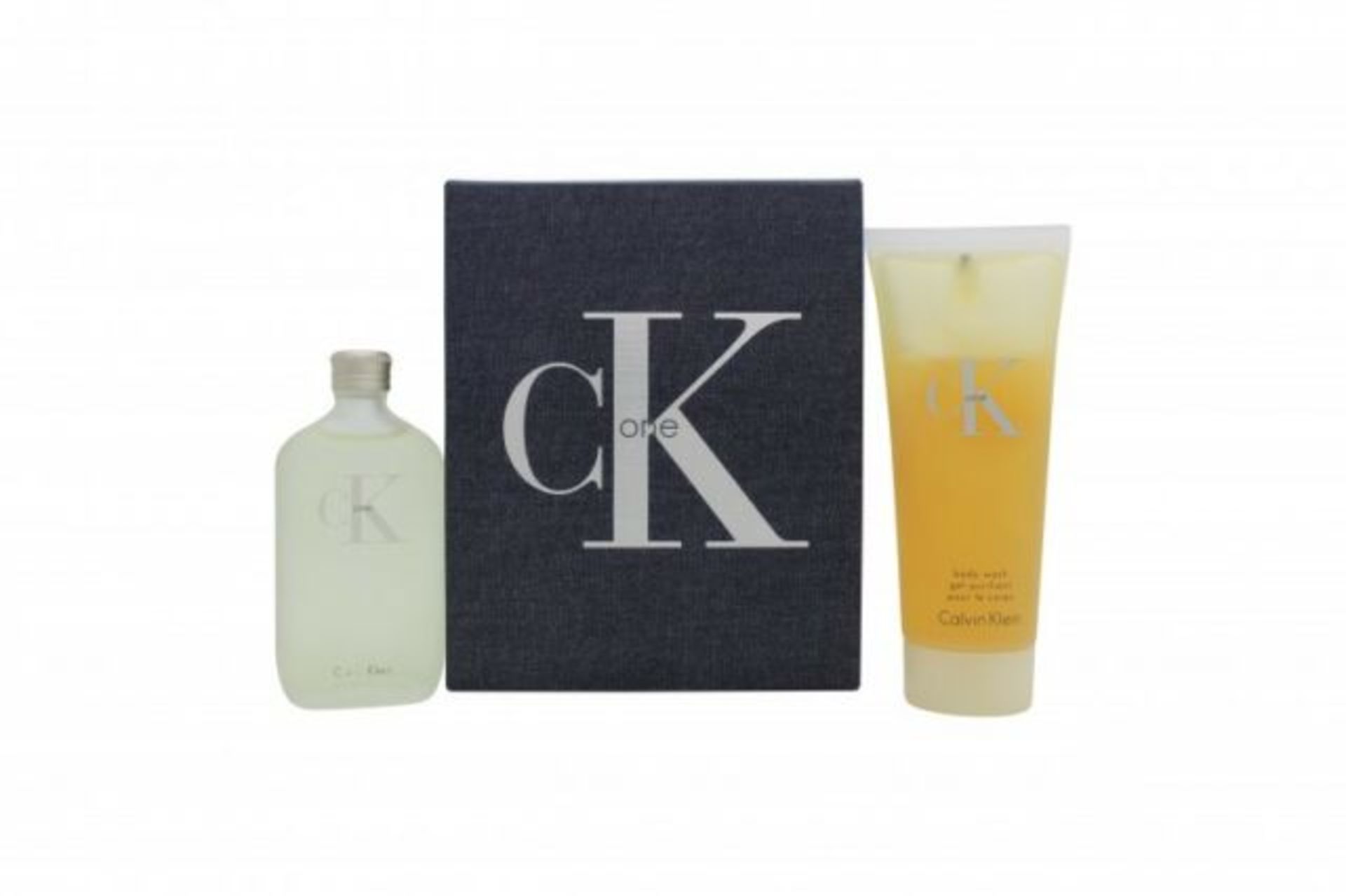 V Brand New Gents CK One 50ml Eau De Toilette And 100ml Body Wash Set