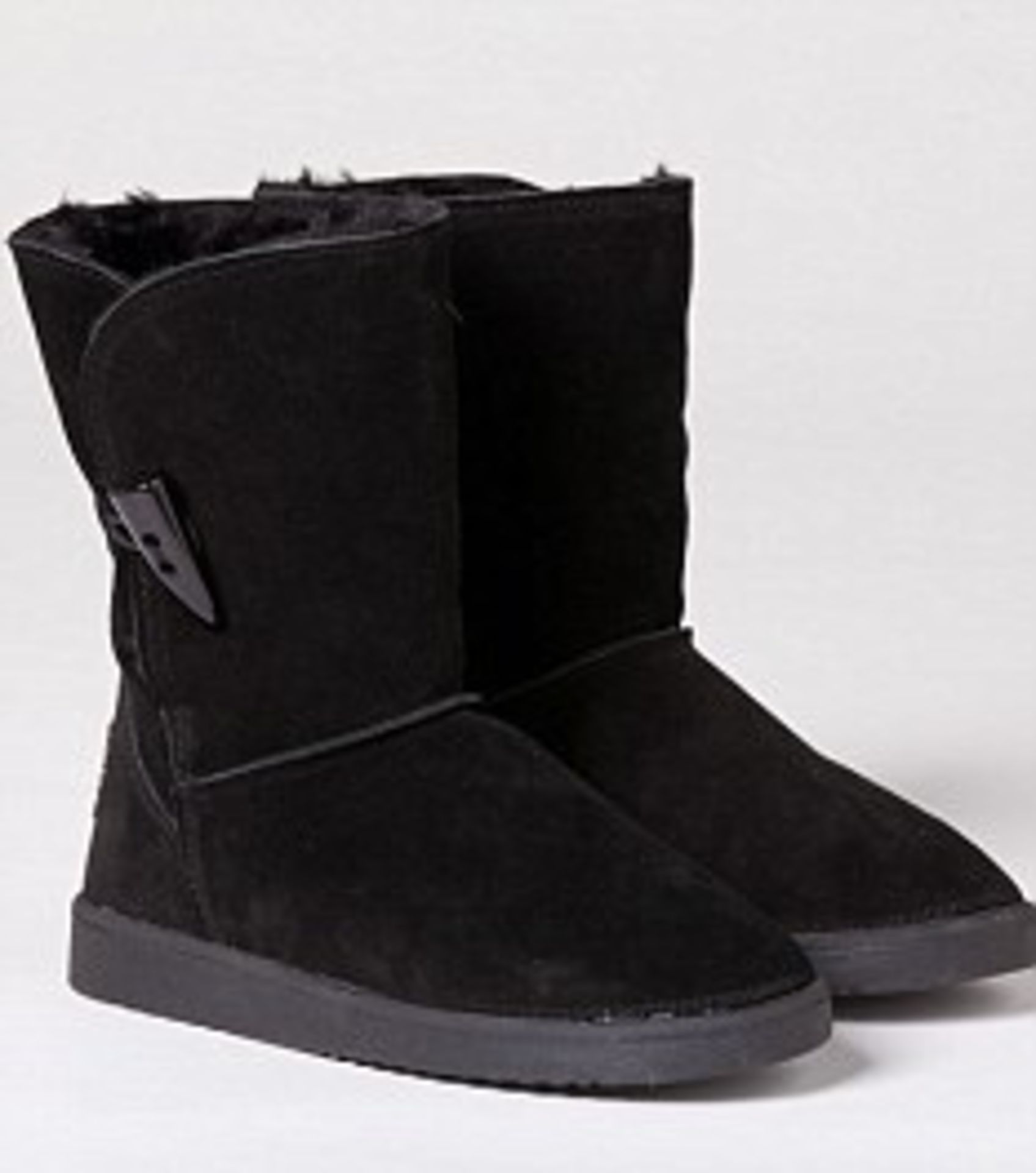 V Brand New Pair Of Ugg Style Boots - Black - Size 5 - Image Is Similar
