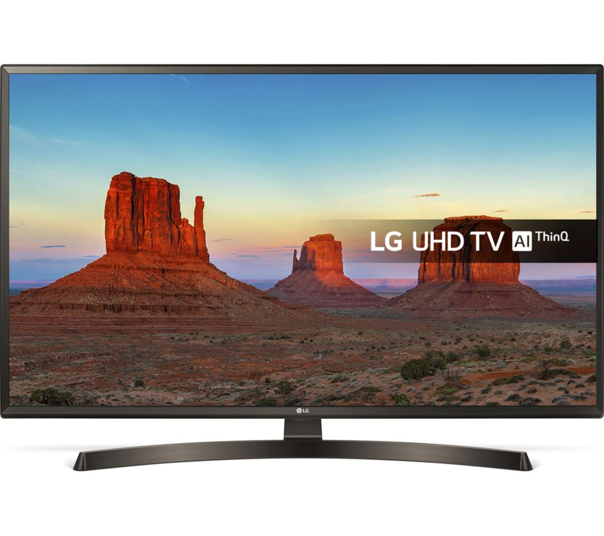 V Grade A LG 43 inch ACTIVE HDR 4K ULTRA HD LED SMART TV WITH FREEVIEW HD & WEBOS & WIFI - AI TV