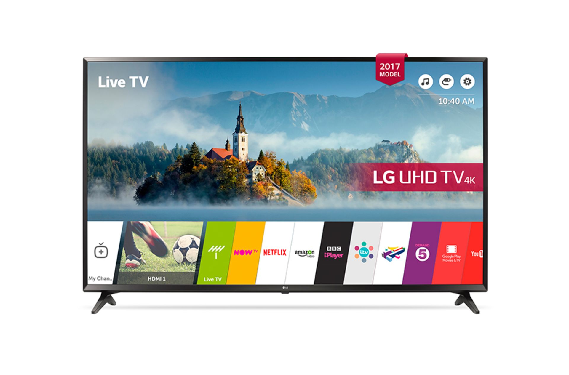 V Grade A LG 43 inch ACTIVE HDR 4K ULTRA HD LED SMART TV WITH FREEVIEW HD & WEBOS & WIFI 43UJ630V