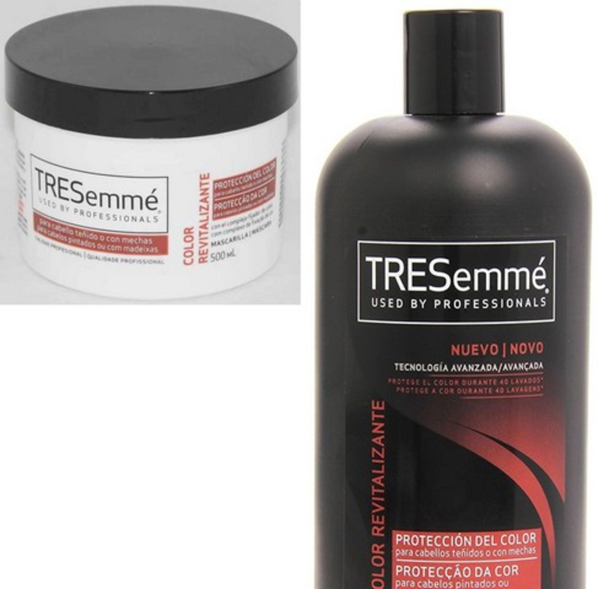V Brand New TRESemme 900ml Bottle Colour Revitalizer Shampoo & 500ml Tub Colour Revitalizer Hair