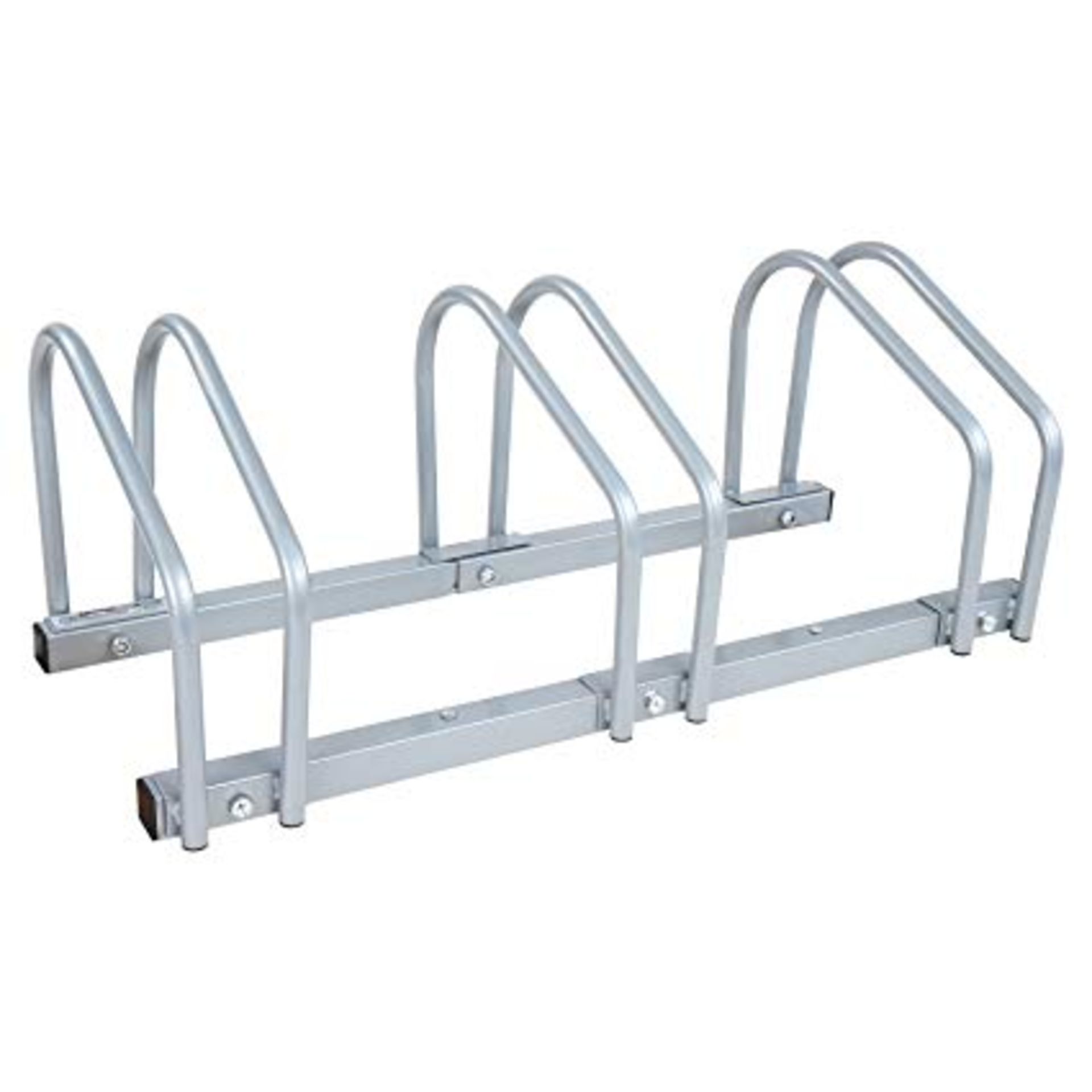 V Brand New CraftRight Three Bike Rack-Quickly Store 3 Bikes With Ease-Tubular Steel Construction