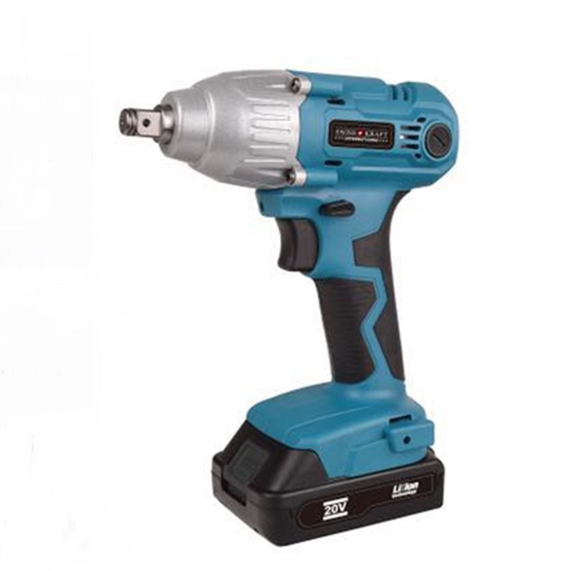 V Brand New 24V Impact Wrench Set -2 x 4000mAh Lithium Ion Batteries - LED Guide light - (Charger