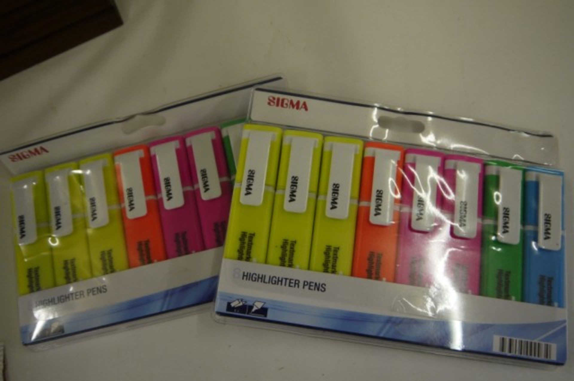 V Grade A Sigma 8 Pack of Textmarker Highlighter pens
