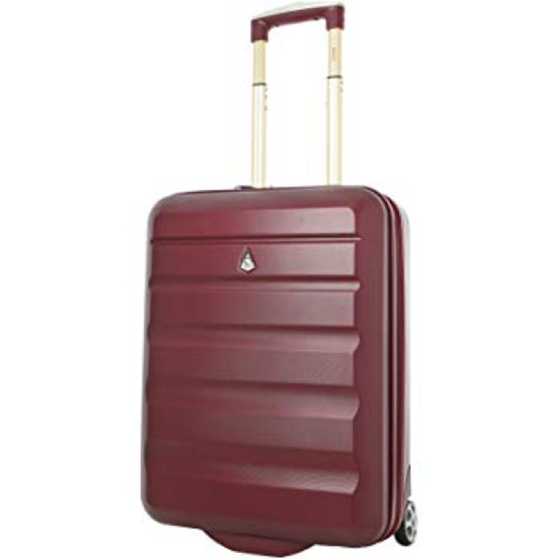 V Brand New Aerolite 2 Wheel Hard Shell Trolleycase - Cabin Approved 55cm x 40cm x 20cm - Light