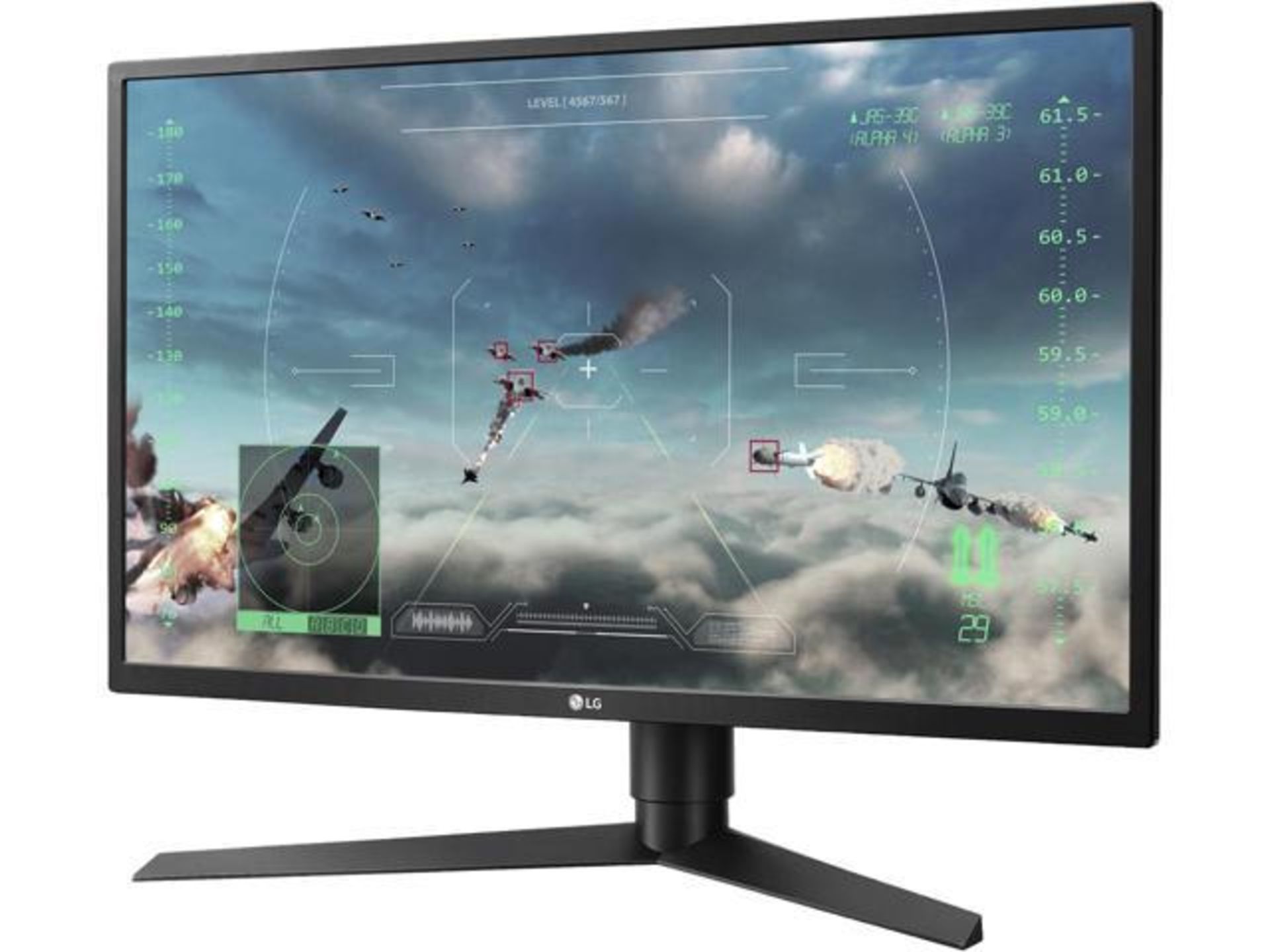 V Grade A LG 27 Inch FULL HD GAMING LED MONITOR - HDMI X 2, DISPLAYPORT, USB 3.0 X 2 - Model