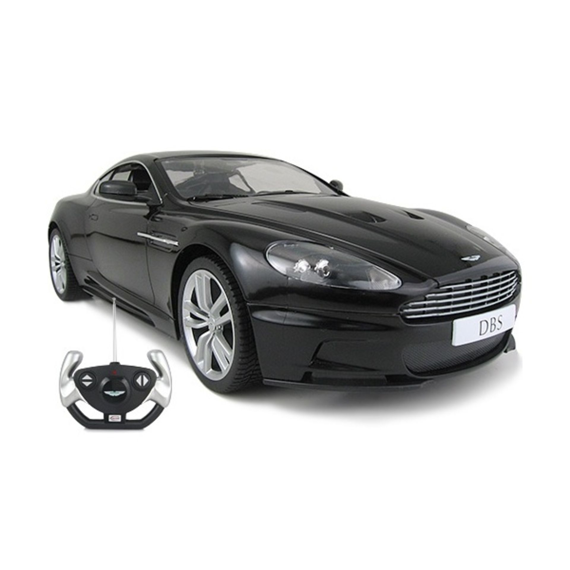 V Brand New Aston Martin DBS Coupe 1/10 Scale (Very Big) - Radio Control - Assorted Black & Silver