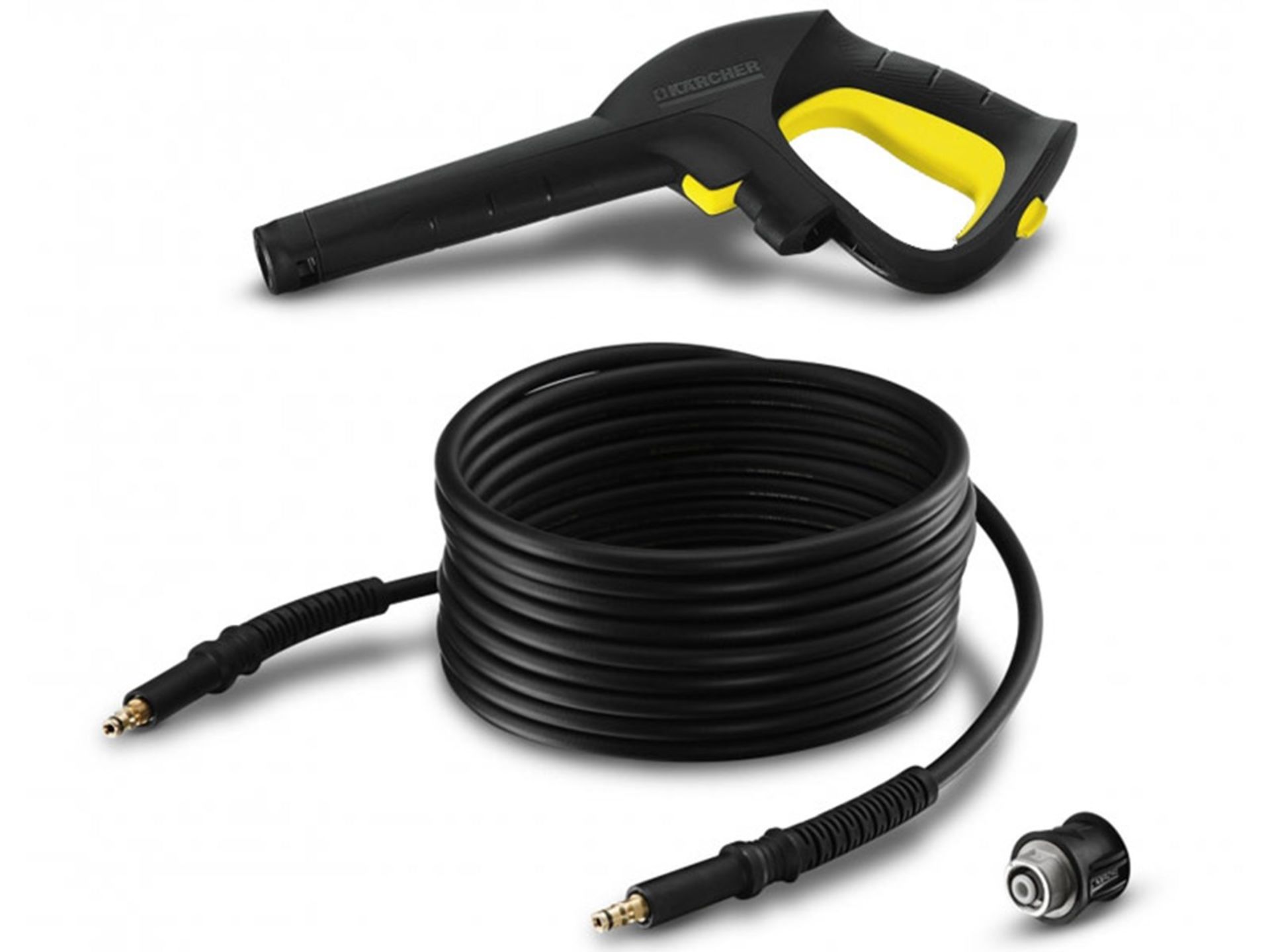 V Brand New Karcher High Pressure 7.5m Hose Kit Plus Trigger Gun With Quick Connect For K2 - K7