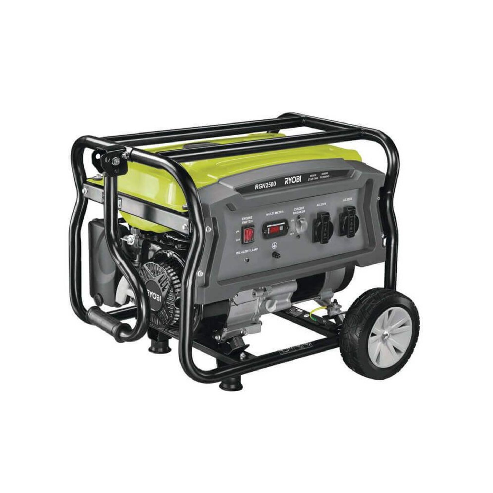 V Brand New Ryobi RGN 2500 Generator (No Box/Wheels) RRP £399