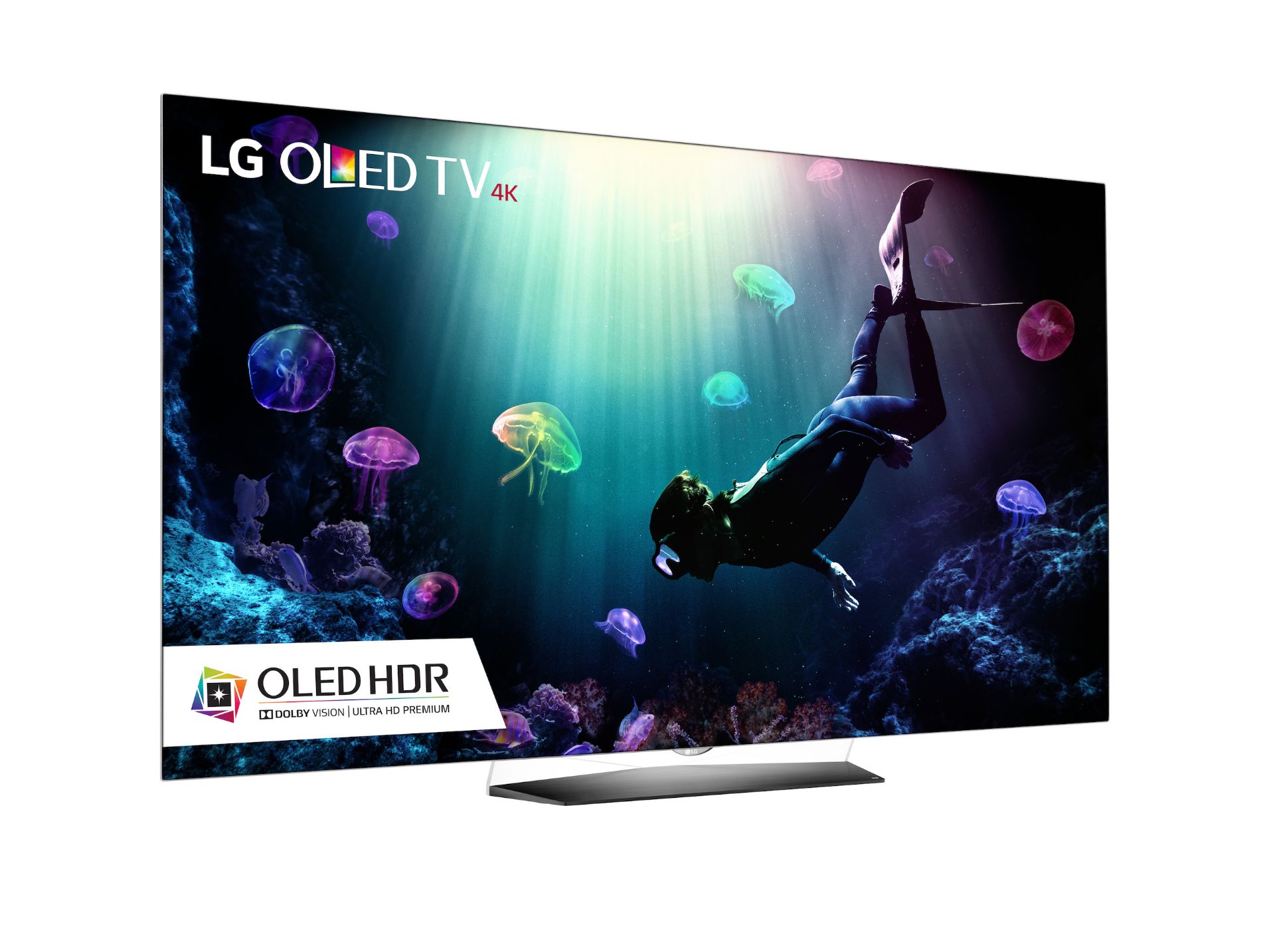 V Grade A LG 65 Inch FLAT OLED HDR 4K UHD SMART TV WITH FREEVIEW HD & WEBOS & WIFI OLED65B6J