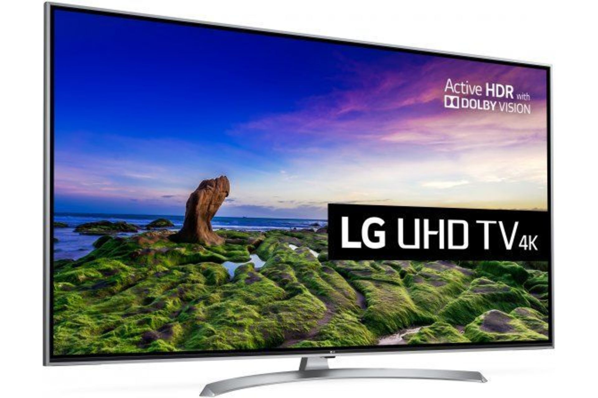 V Grade A LG 65 Inch ACTIVE HDR 4K ULTRA HD LED SMART TV WITH FREEVIEW HD & WEBOS & WIFI 65UJ750V