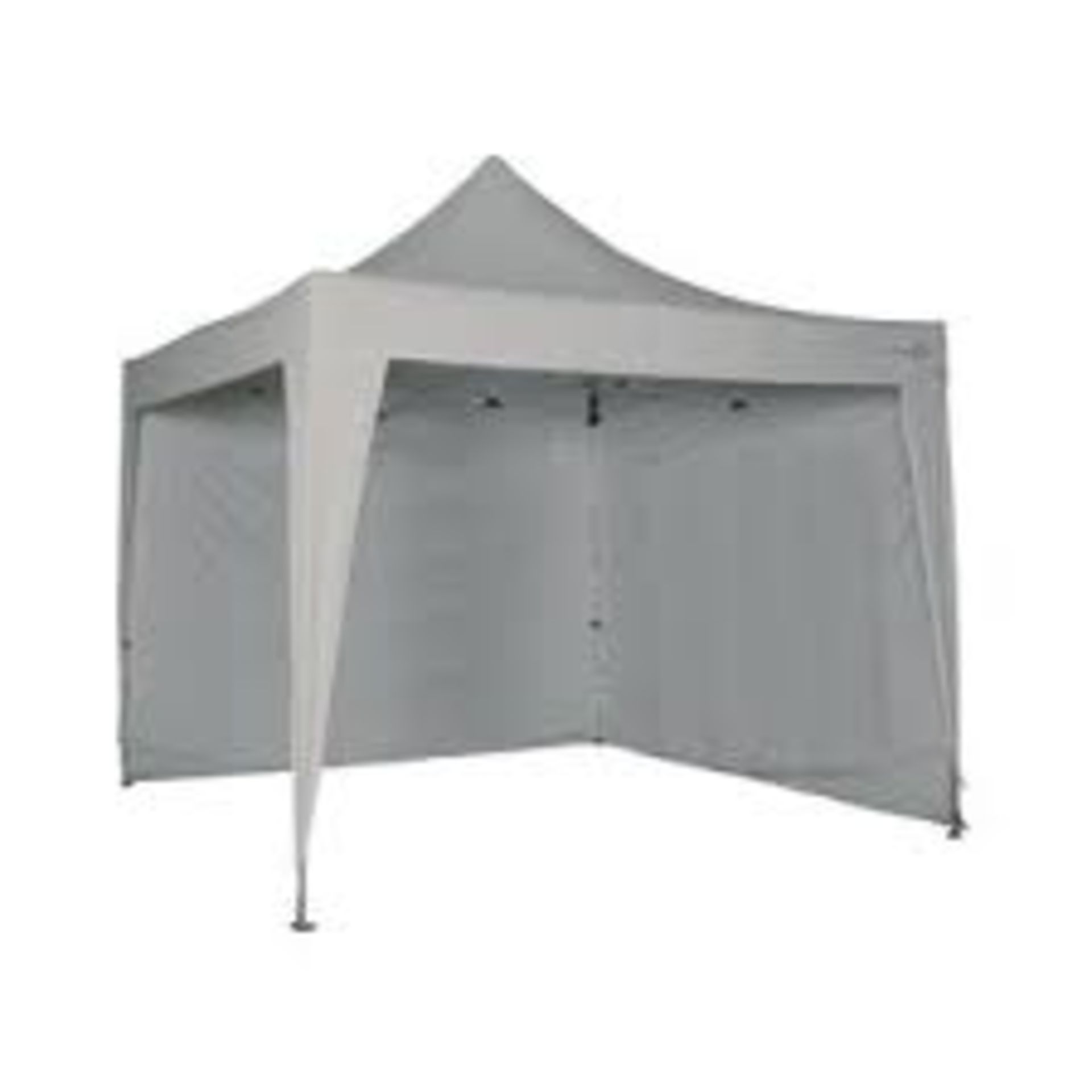 V Brand New DG Pop Up Gazebo With Side Panels 3m x 3m ISP £119.99 (Gala Tent)
