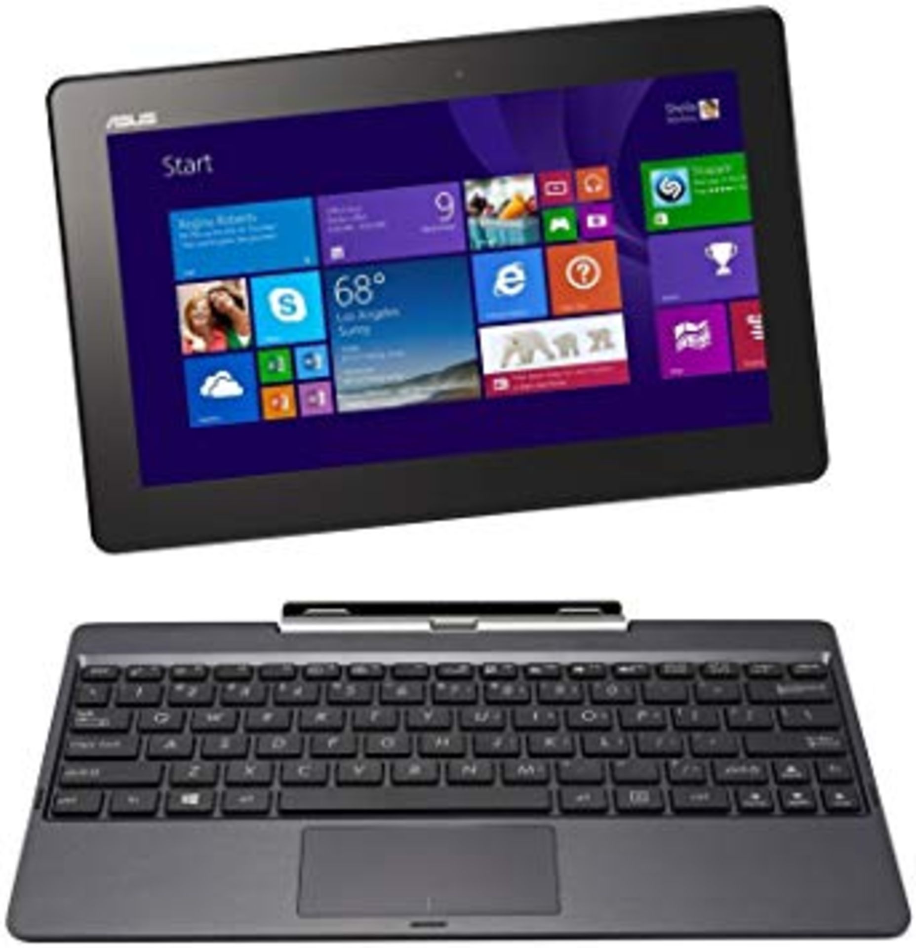 V Grade A Asus T100TA Trasformer Book 10.1" - 2GB RAM - 32GB - Win 10 Pro