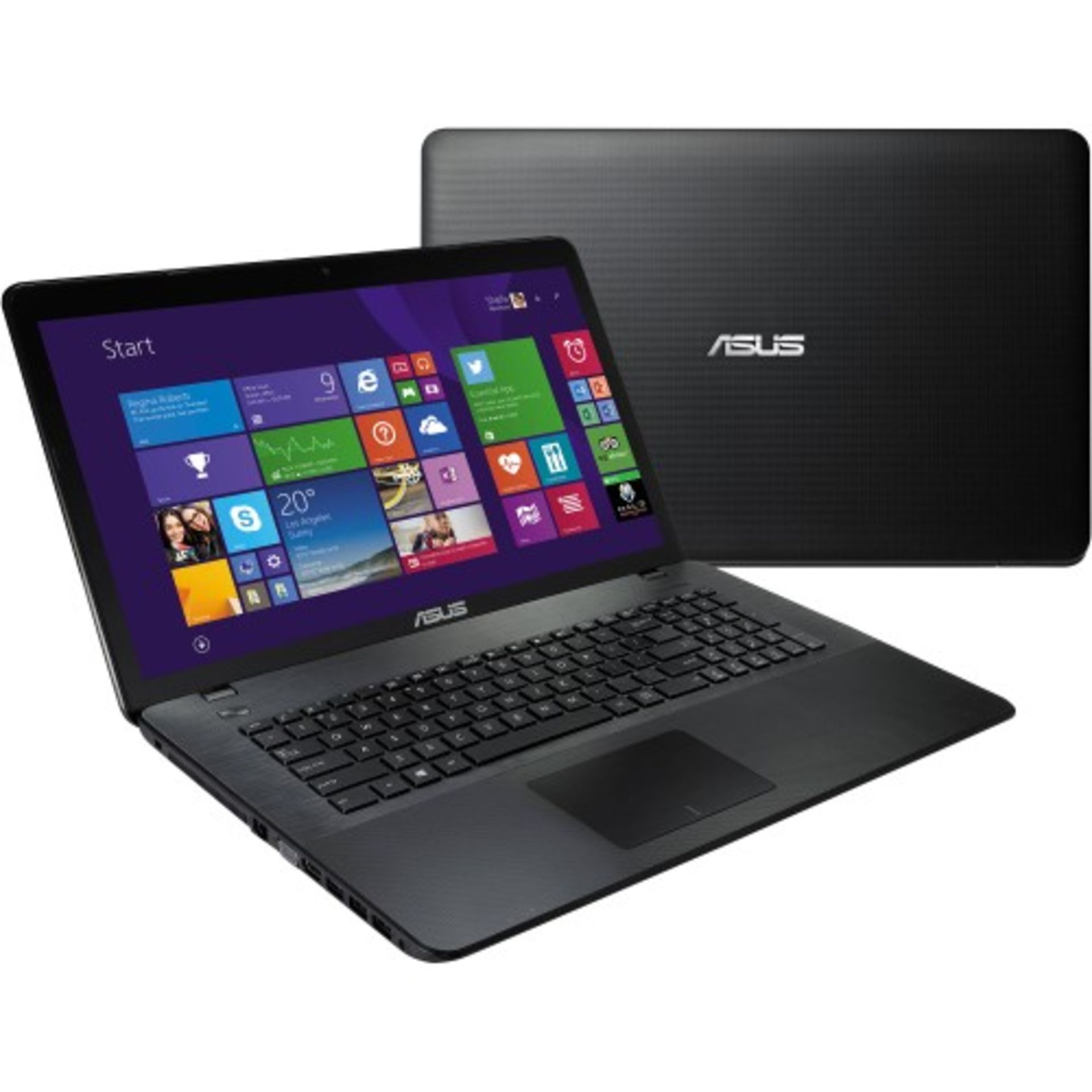 V Grade A Asus Laptop Intel i5 Processor Windows 8.1 2GB RAM 1TB - Black