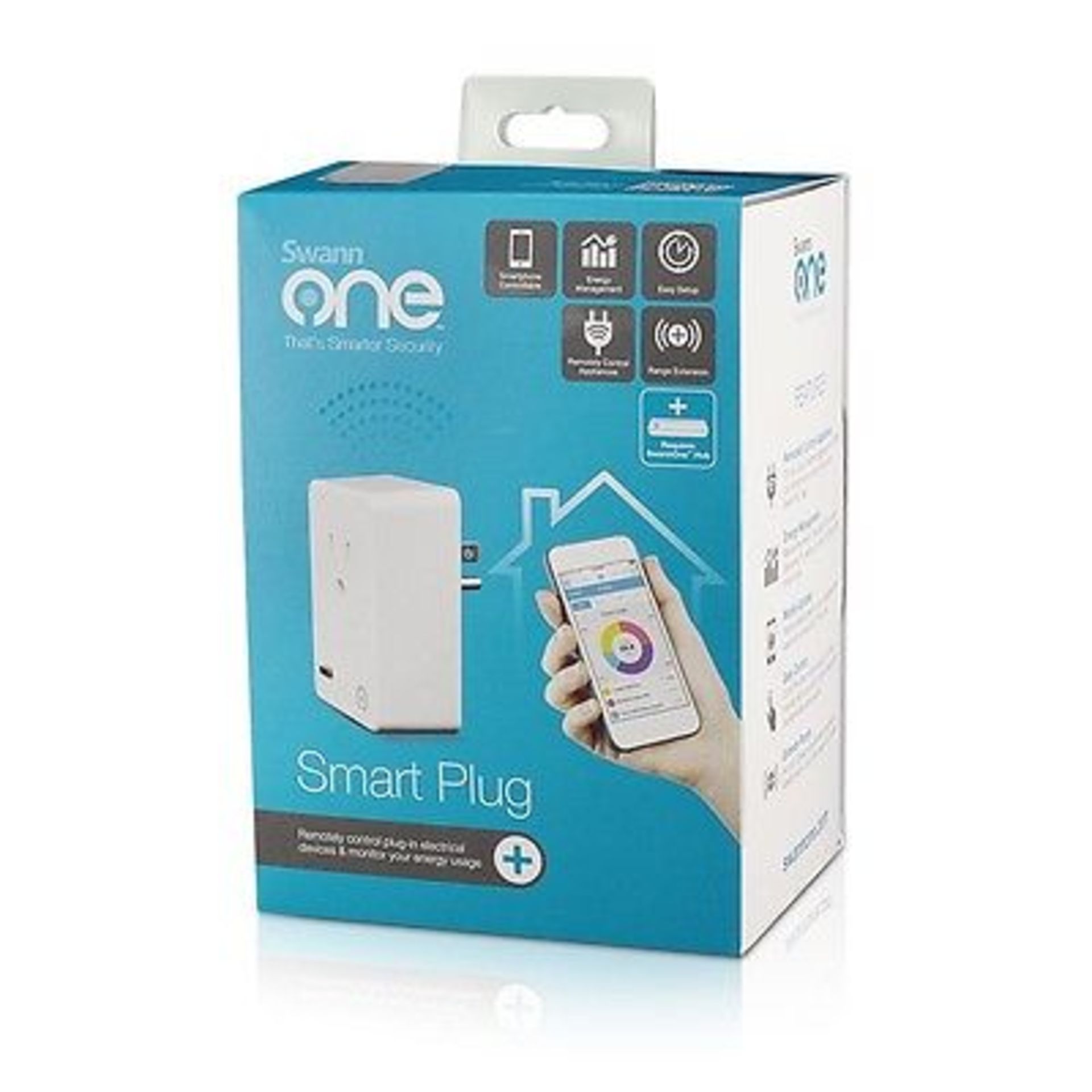 V Grade A Swann One Smart Plug - Smartphone Controlled - Range Extension - Energy Management - - Image 2 of 2