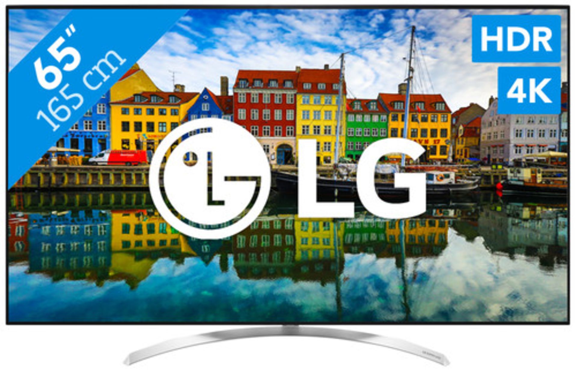 V Grade A LG 65 Inch ACTIVE HDR 4K SUPER ULTRA HD LED SMART TV WITH FREEVIEW HD & WEBOS 3.5 & WIFI -