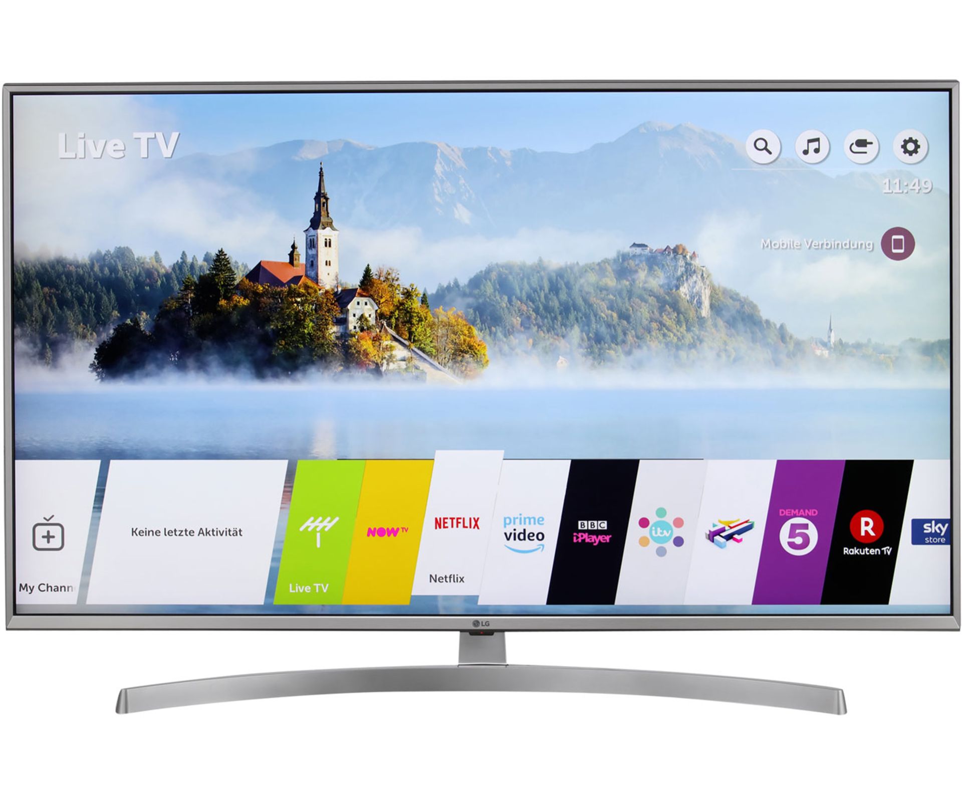 V Grade A LG 55 Inch ACTIVE HDR 4K ULTRA HD NANO LED SMART TV WITH FREEVIEW HD & WEBOS & WIFI - AI