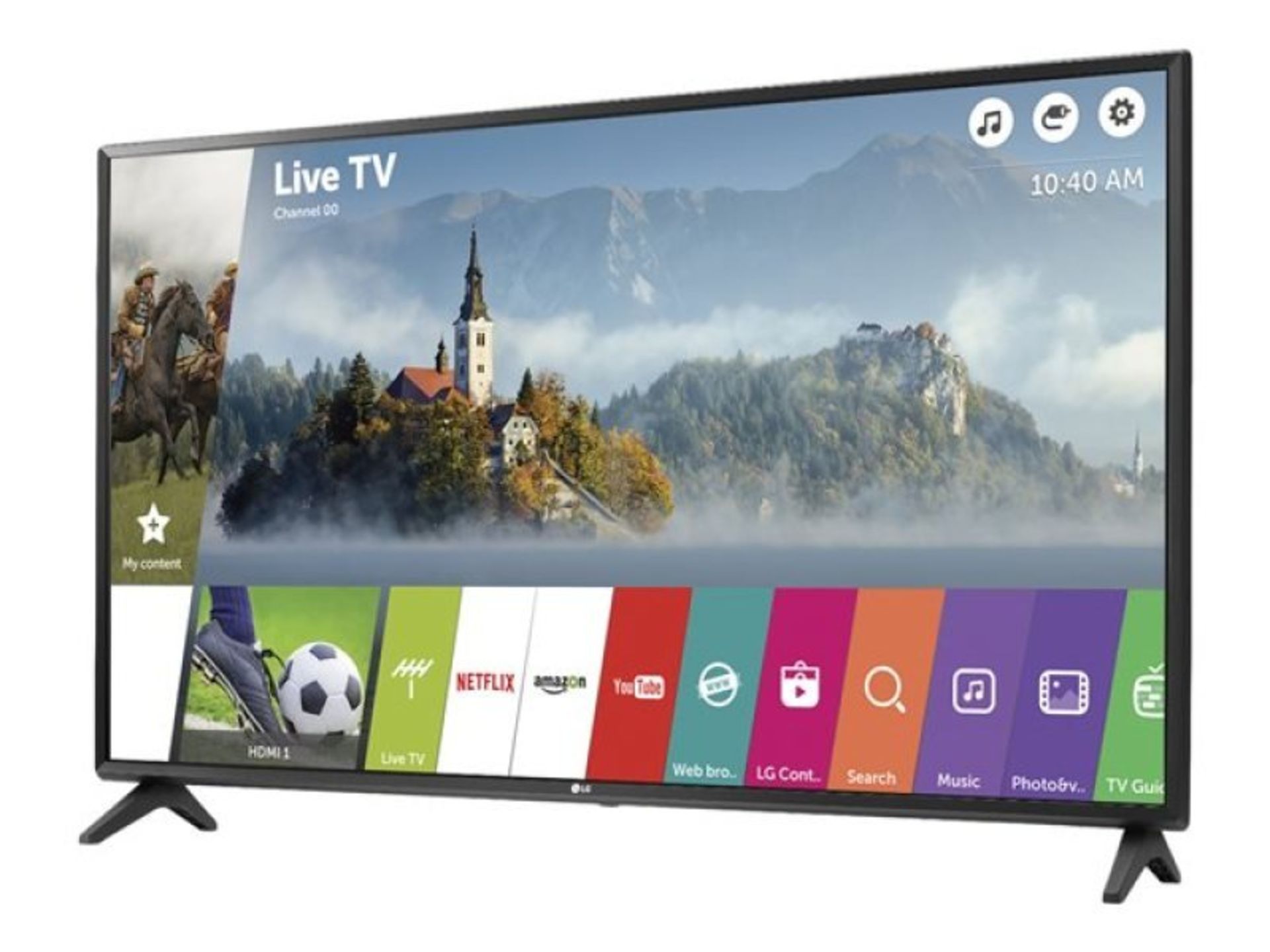 V Grade A LG 43 Inch FULL HD LED SMART TV WITH FREEVIEW HD & WEBOS & WIFI - HDMI 1 NOT WORKING