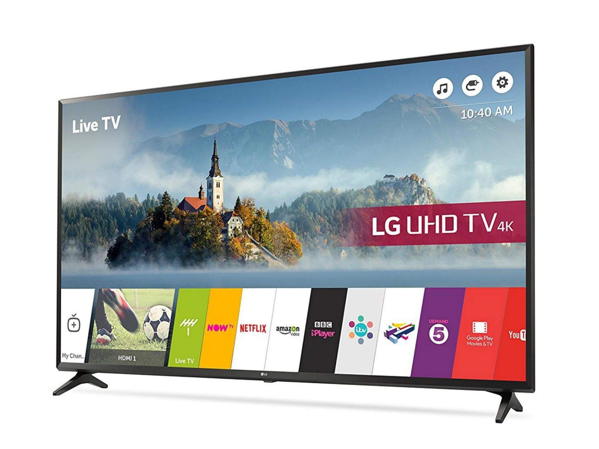 V Grade A LG 43 Inch ACTIVE HDR 4K ULTRA HD LED SMART TV WITH FREEVIEW & WEBOS & WIFI43UJ6307