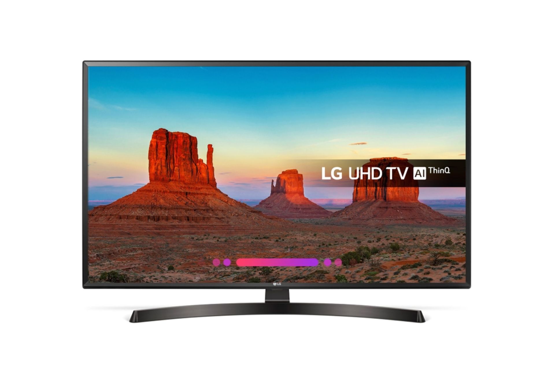 V Grade A LG 43 Inch ACTIVE HDR 4K ULTRA HD LED SMART TV WITH FREEVIEW HD & WEBOS 4.0 & WIFI - AI TV
