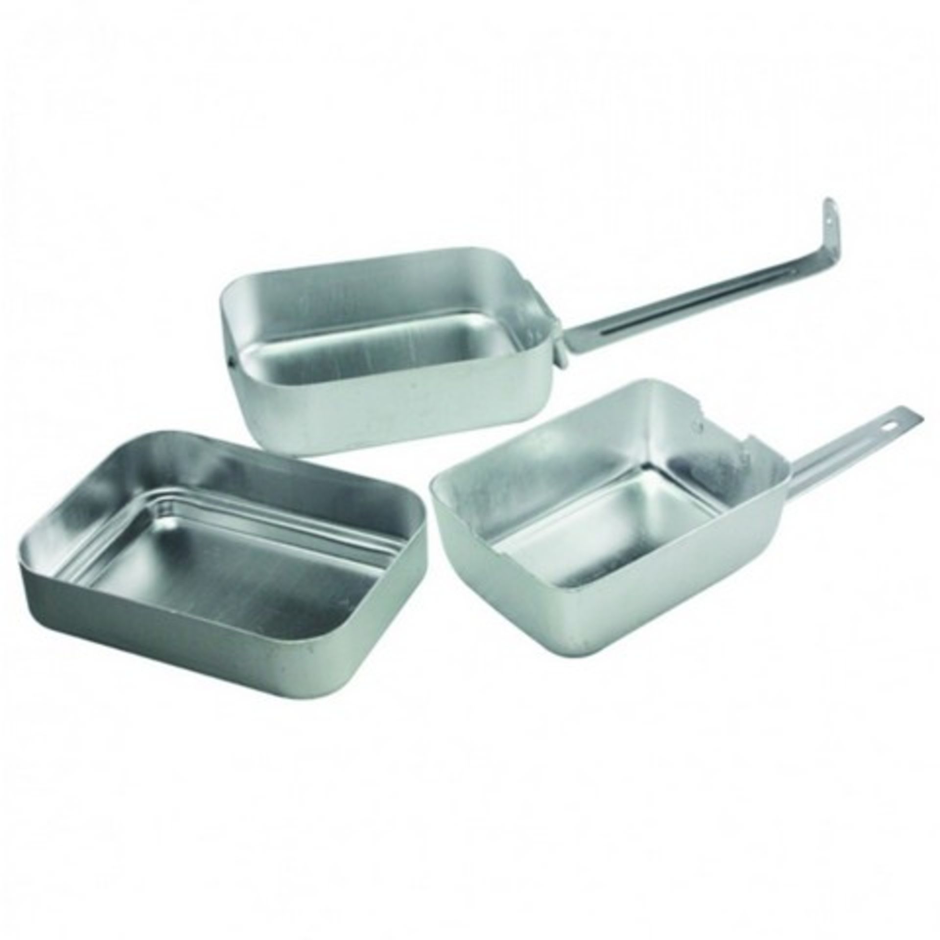 V Brand New Three Piece Aluminium Mess Tin Set