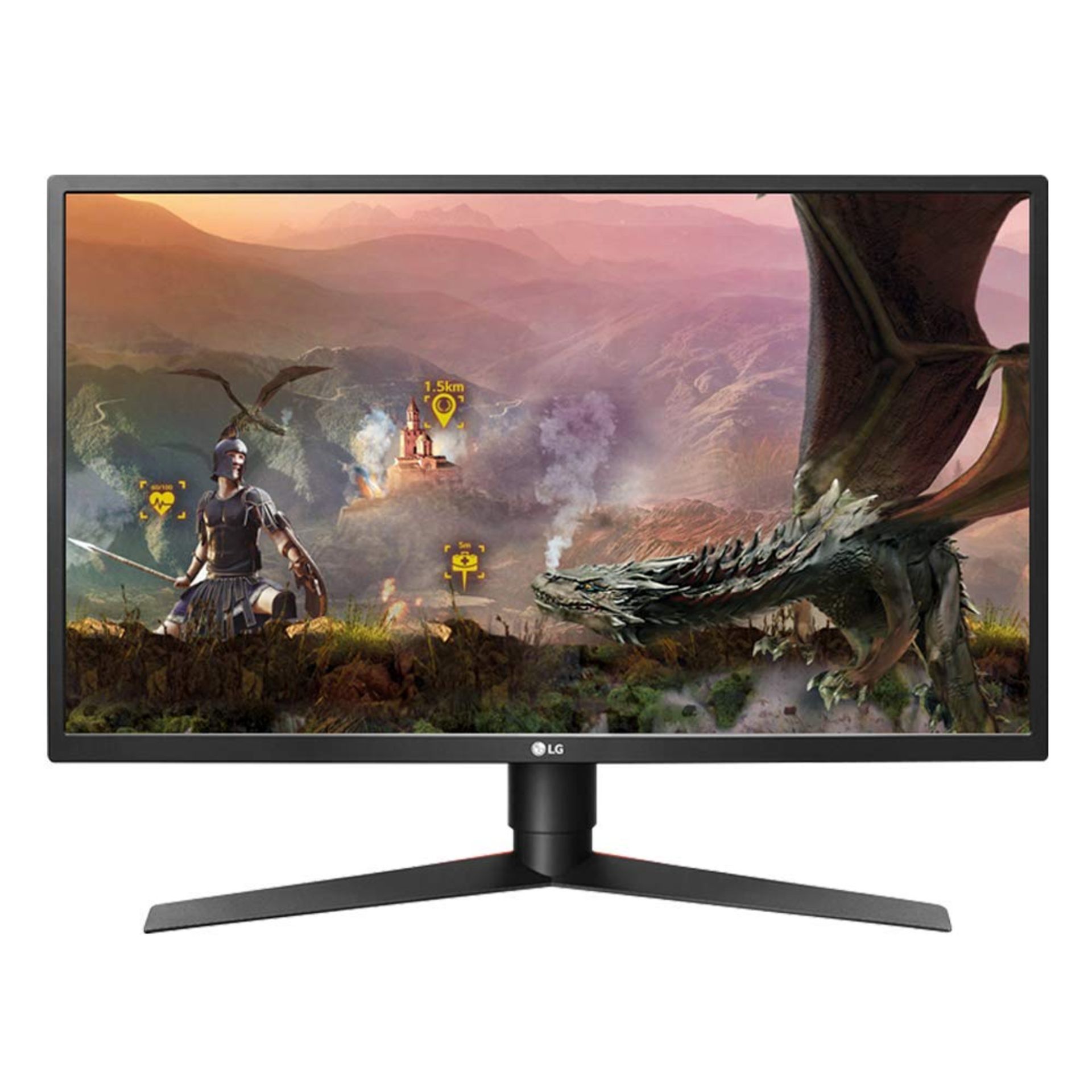 V Grade A LG 27 Inch FULL HD GAMING LED MONITOR - HDMI X 2, DISPLAYPORT, USB 3.0 X 227GK750F-B