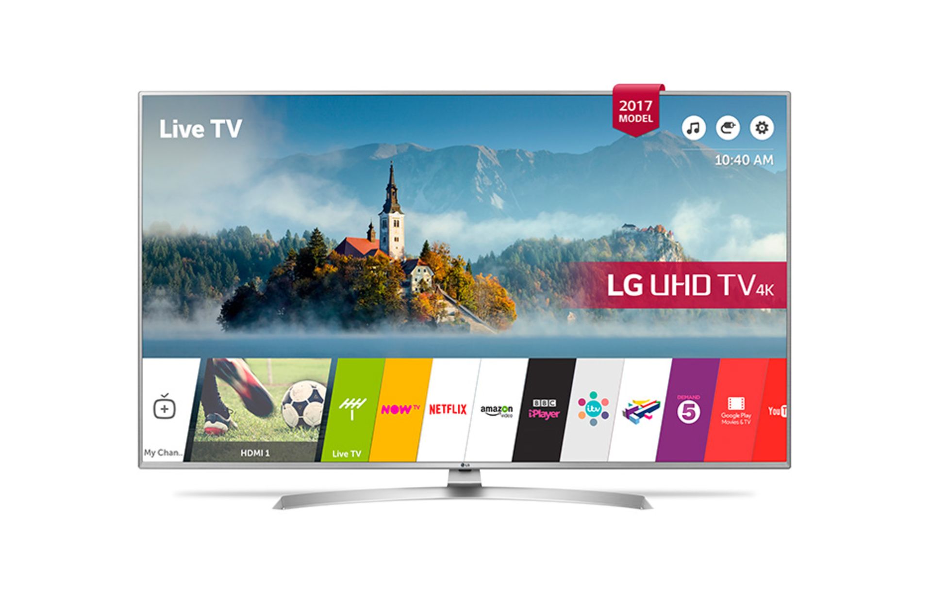 V Grade A LG 43 Inch ACTIVE HDR 4K ULTRA HD LED SMART TV WITH FREEVIEW HD & WEBOS 3.5 & WIFI